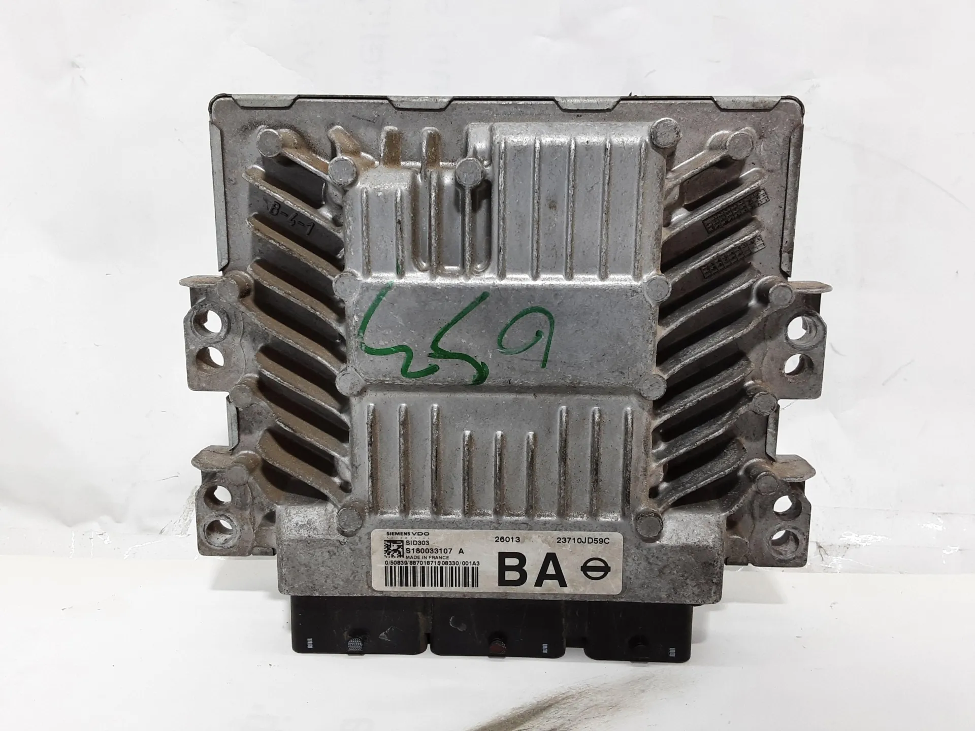 CENTRALINA MOTORE con codice S180033107 da NISSAN Qashqai +2 (JJ10) (07>18) 1500 Diesel 78 kW / 106 CV con codice motore K9k/K9K 282, K9K 292 (2009)