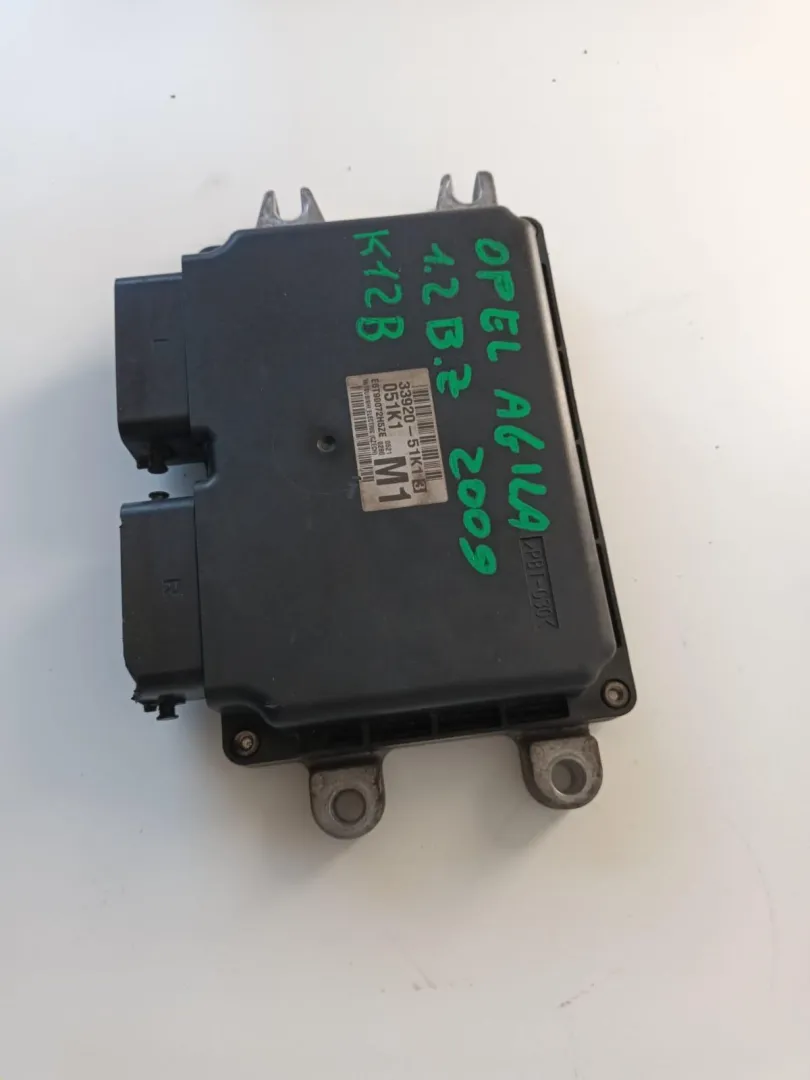 CENTRALINA MOTORE con codice 33920-51K1 da OPEL Agila B 1200 Benzina con codice motore K12B/K12B (2009)