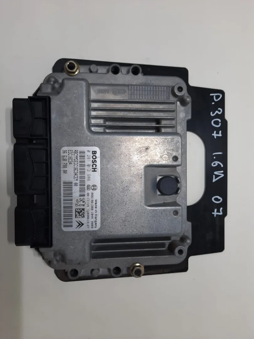 Centralina motore Peugeot 307 del 2007 1.6 Diesel CODICE RICAMBIO : 0281012986