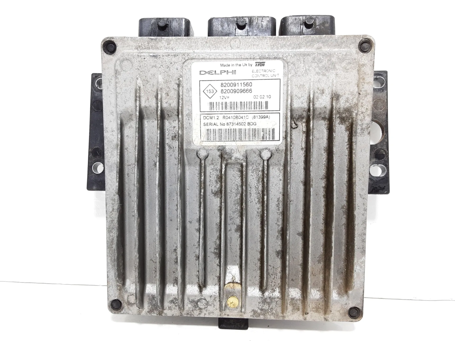 CENTRALINA MOTORE con codice 8200911560 da RENAULT Kangoo 4Â° Serie 1500 Diesel 50 kW / 68 CV con codice motore K9K A8/K9K 800 (2010)