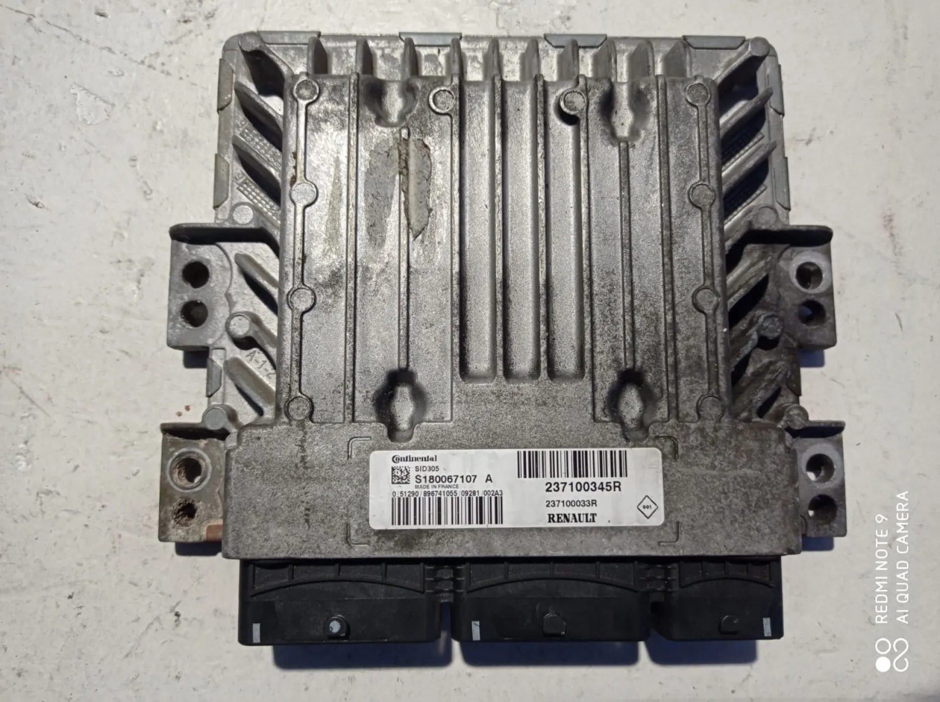 CENTRALINA MOTORE con codice 237100345R da RENAULT Scenic Serie (09>16) 1500 Diesel (2011)