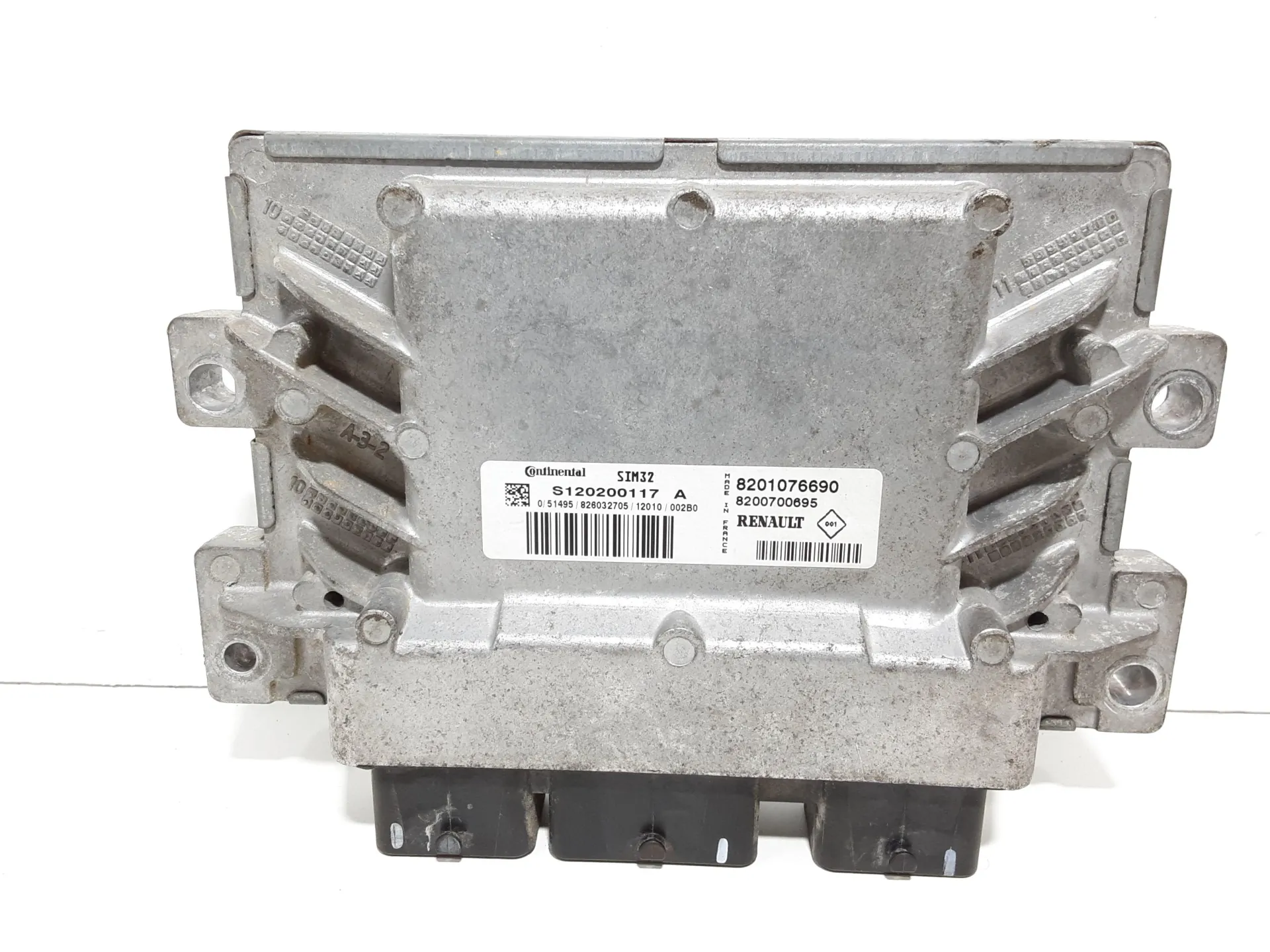 CENTRALINA MOTORE con codice 8201076690 da RENAULT Twingo II serie (07>14) 1200 Benzina 55 kW / 75 CV