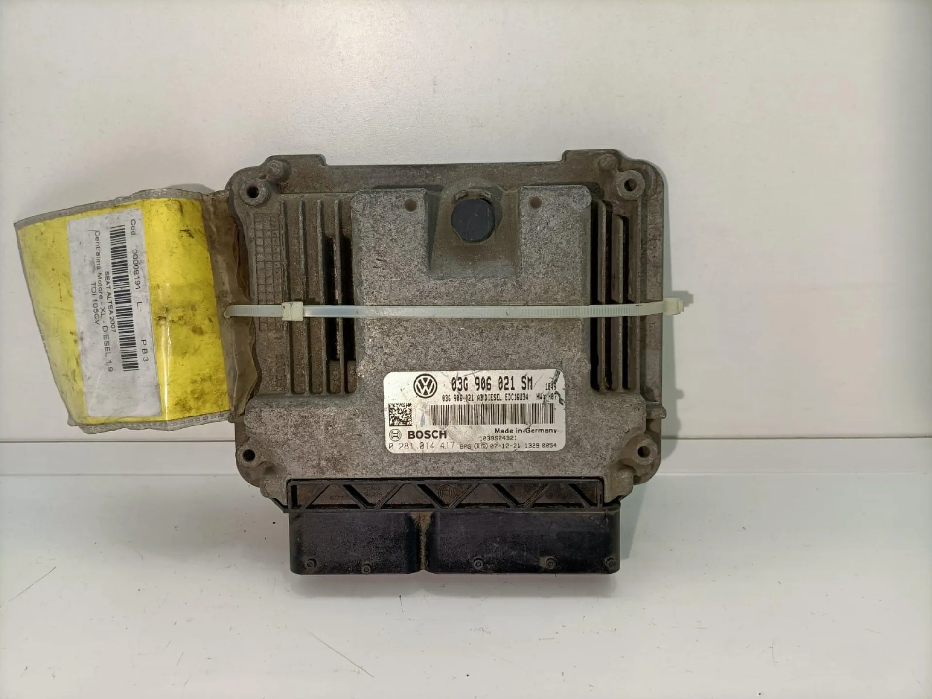 CENTRALINA MOTORE SEAT Altea XL 1900 Diesel (2007)