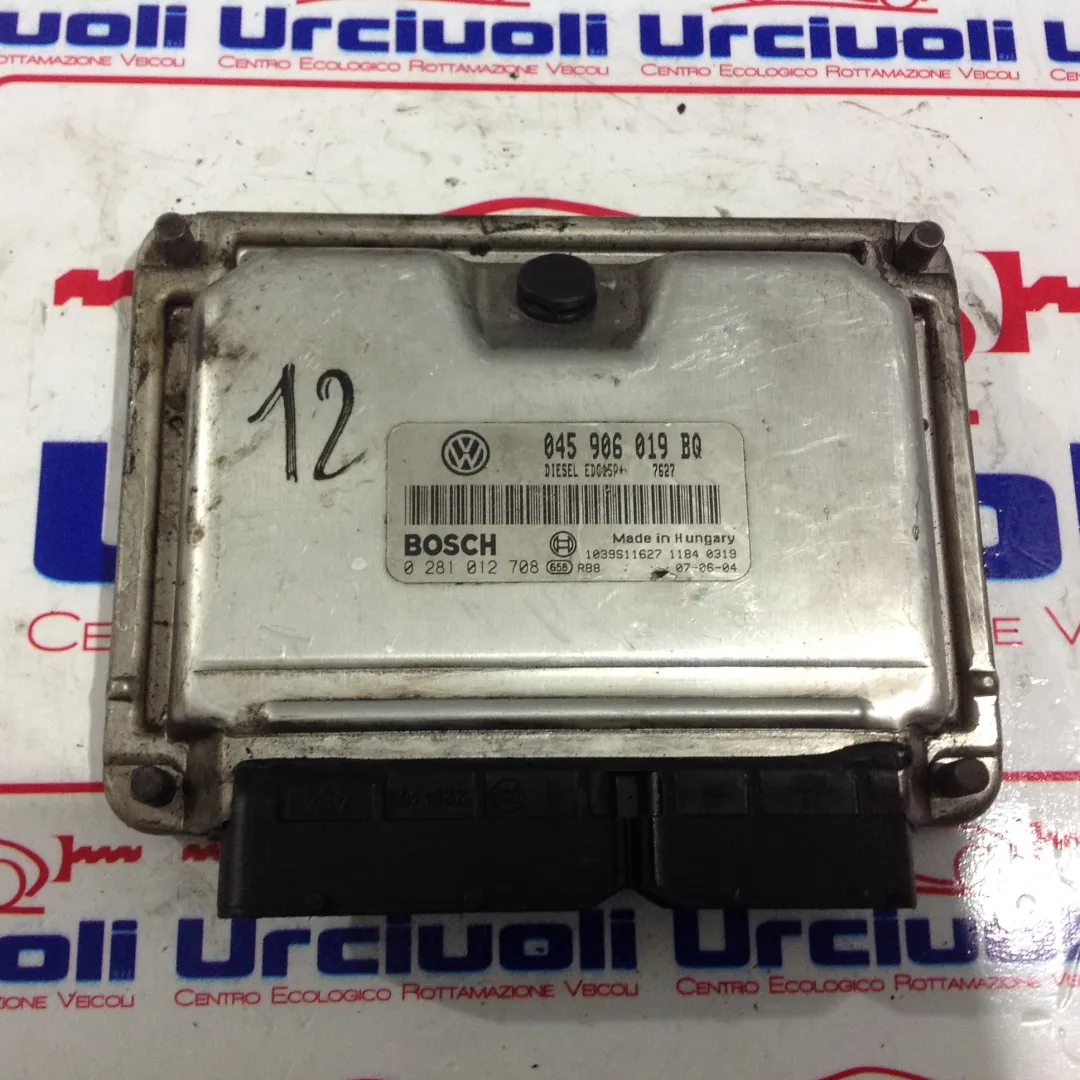 0281012708 045906019BQ CENTRALINA MOTORE SEAT Ibiza Serie (02>05) 1400 Diesel (2005)