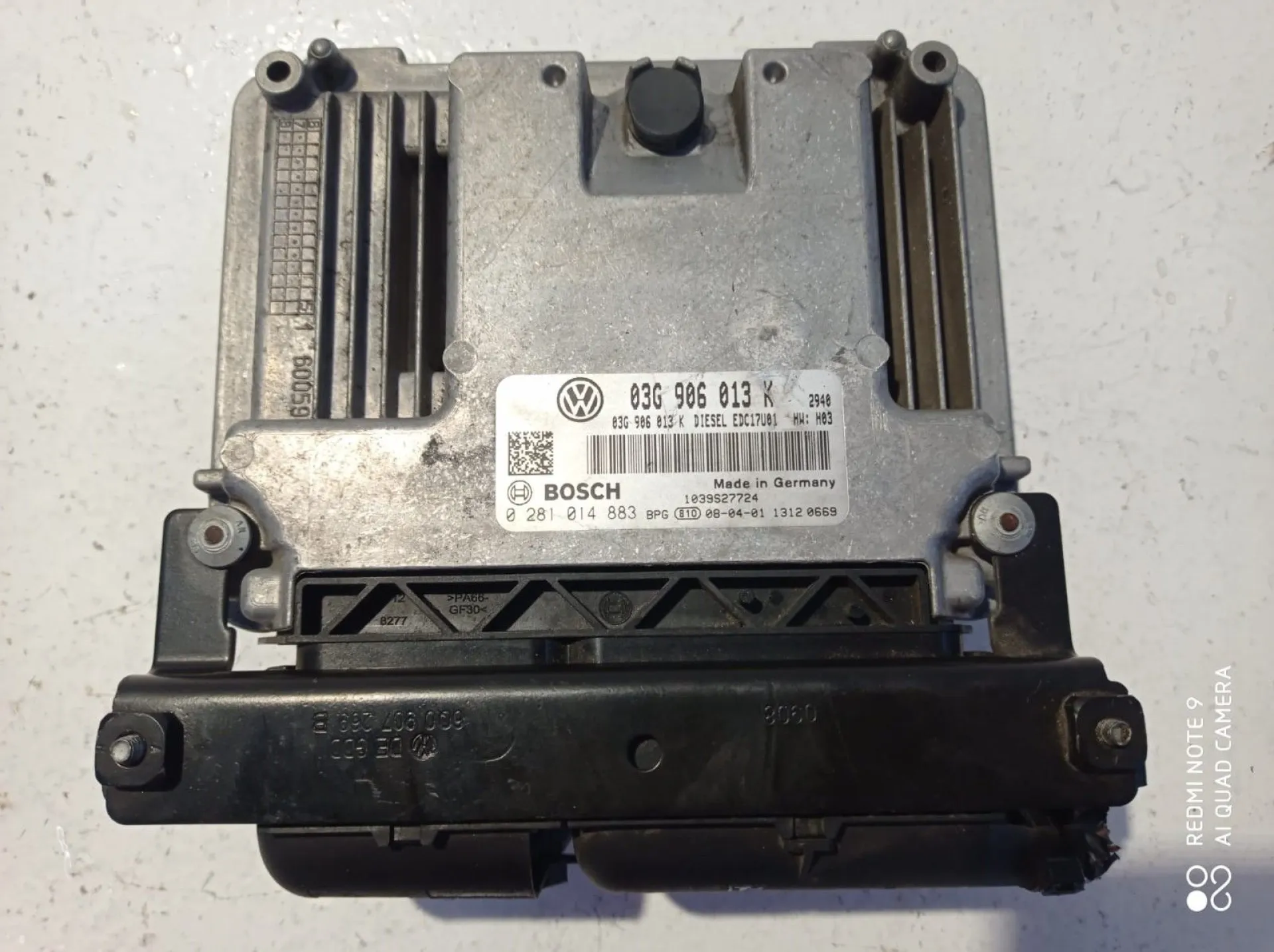 CENTRALINA MOTORE con codice 03G906013K da SEAT Ibiza Serie (08>12) 1900 Diesel (2010)