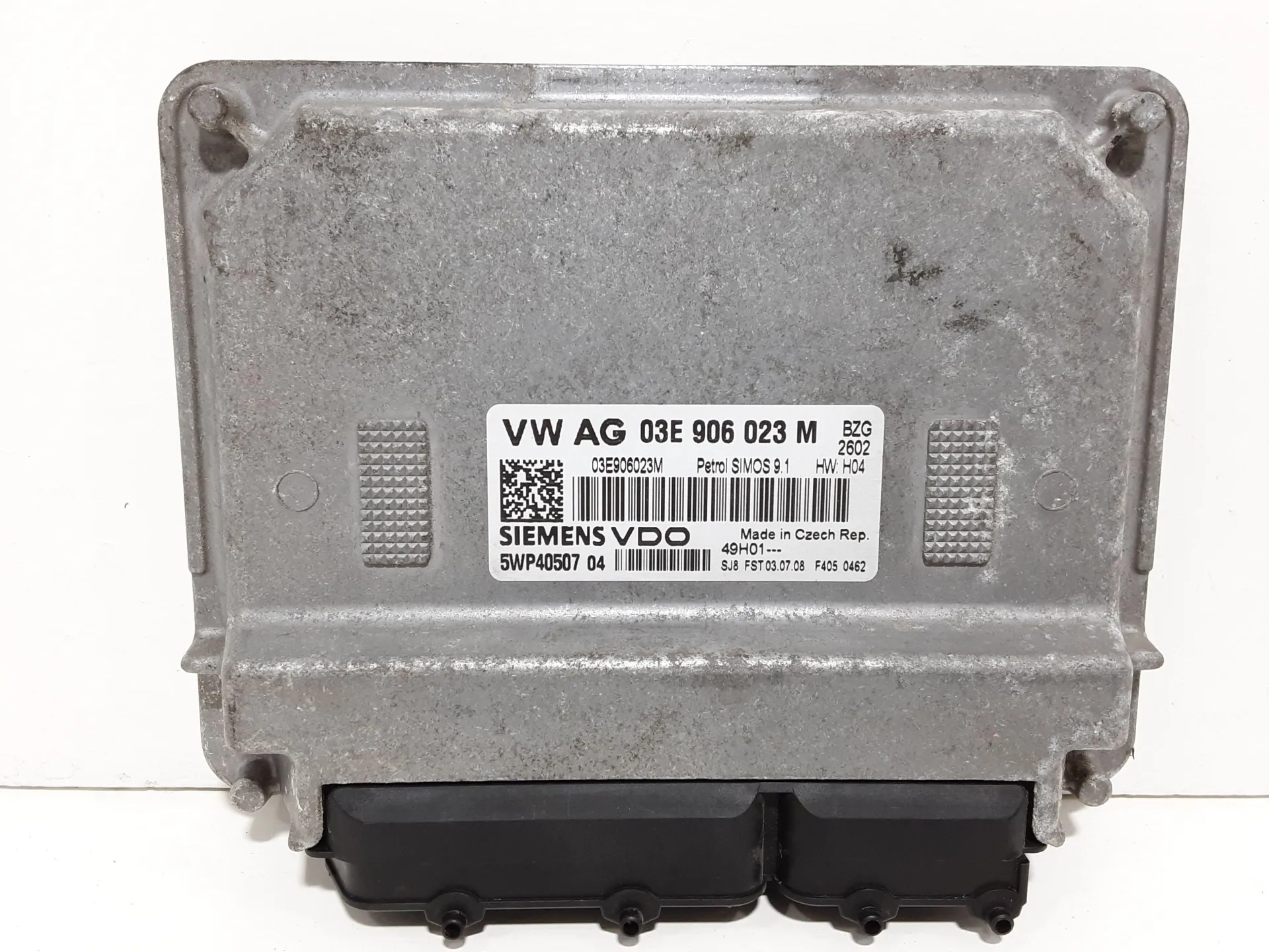 CENTRALINA MOTORE con codice 03E906023M da SEAT Ibiza Serie (08>12) 1200 Benzina 51 kW / 70 CV con codice motore BZG/BZG, CGPA (2009)