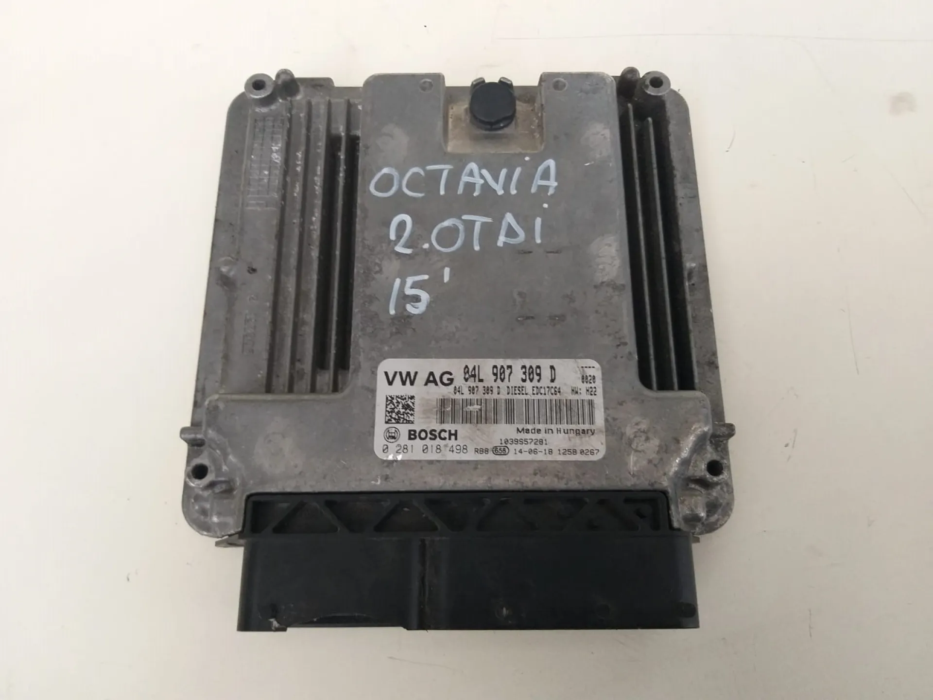 Centralina motore Skoda Octavia 2.0 D del 2015 CODICE RICAMBIO : 84L907309D