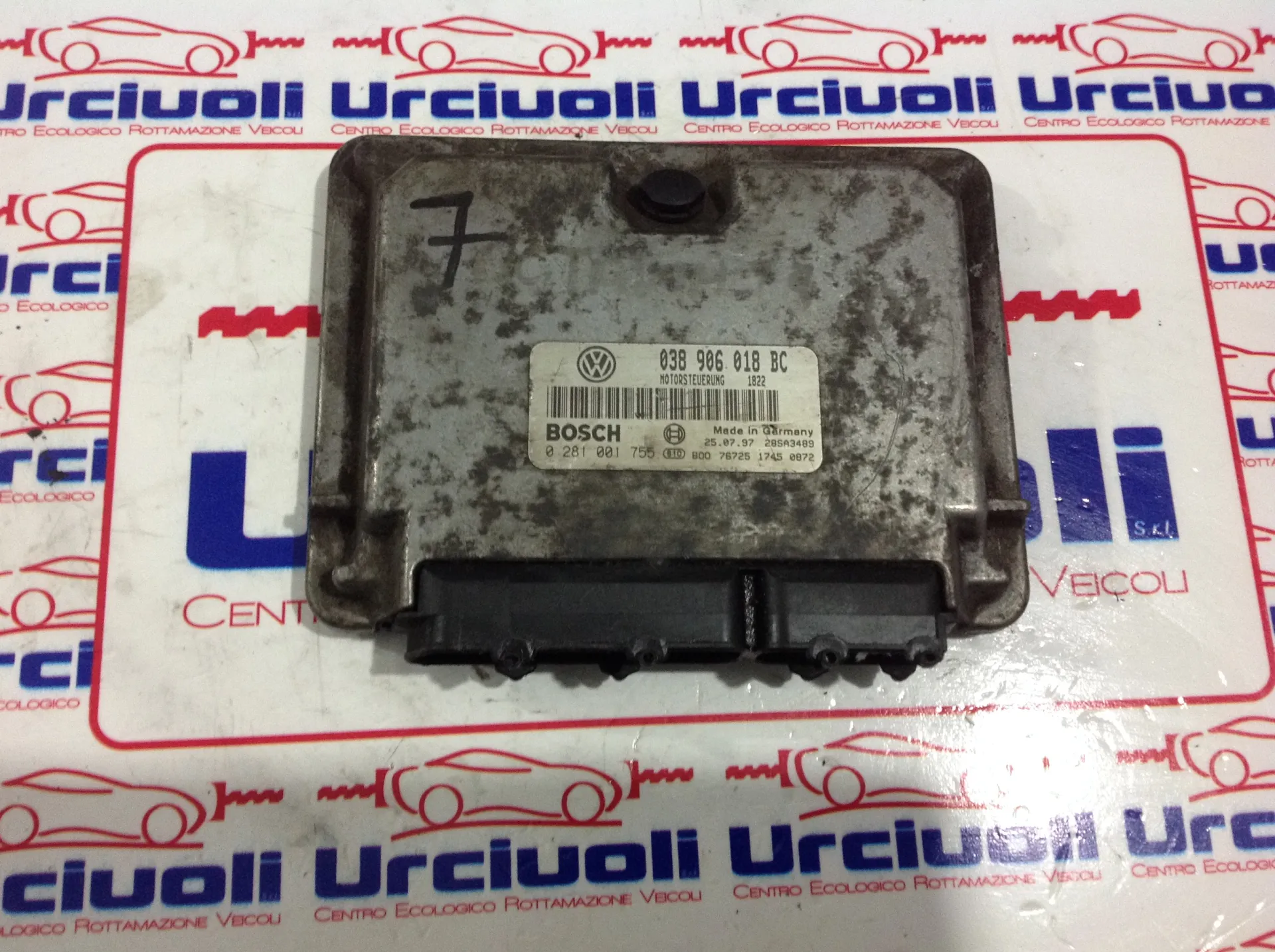 038906018BC 0281001755 CENTRALINA MOTORE SKODA Octavia Berlina 2Â° Serie 1900 Diesel (2000)