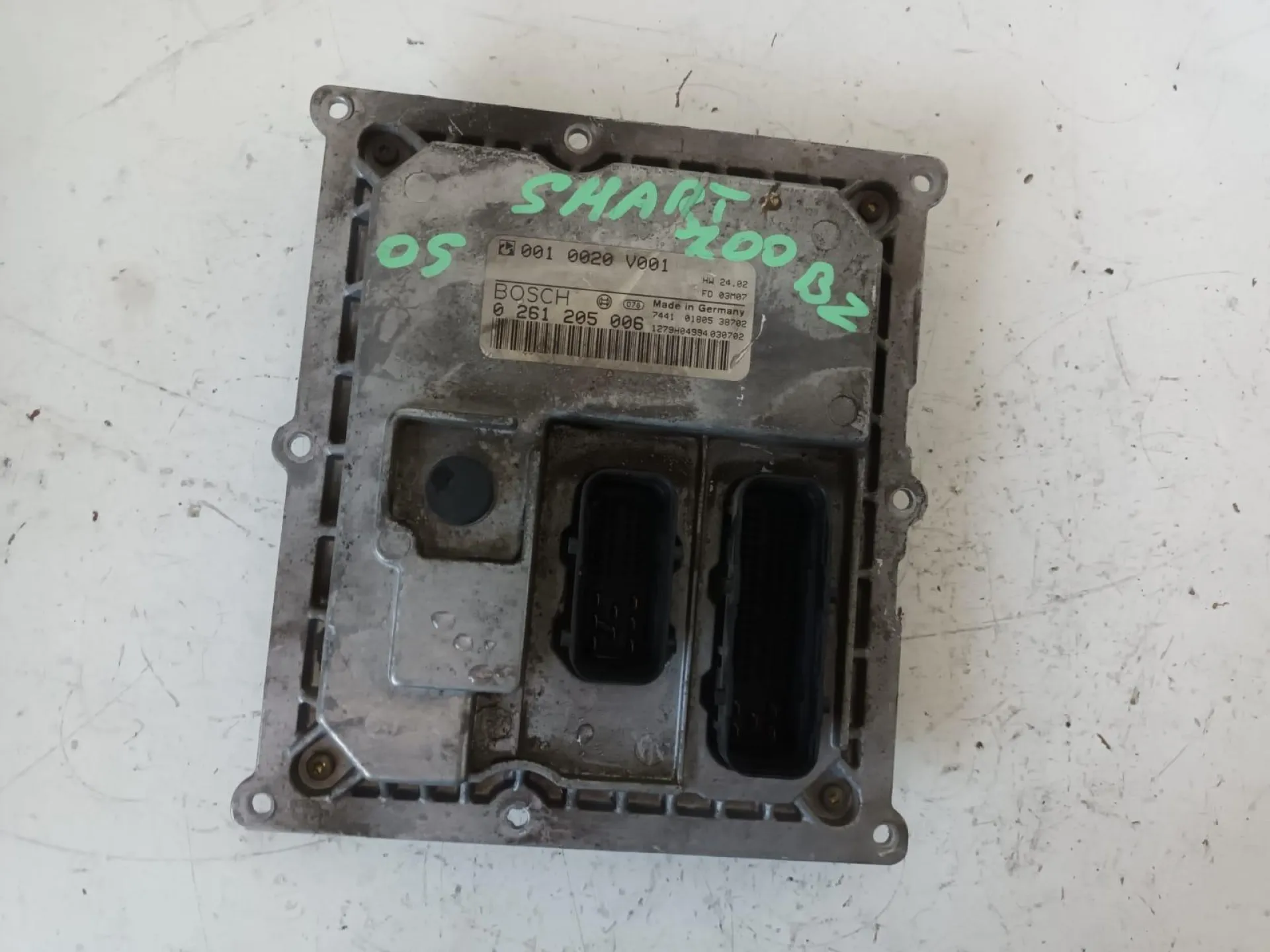 CENTRALINA MOTORE con codice 0261205006 da SMART Fortwo CoupÃ© 2Â° Serie 700 Benzina (2005)