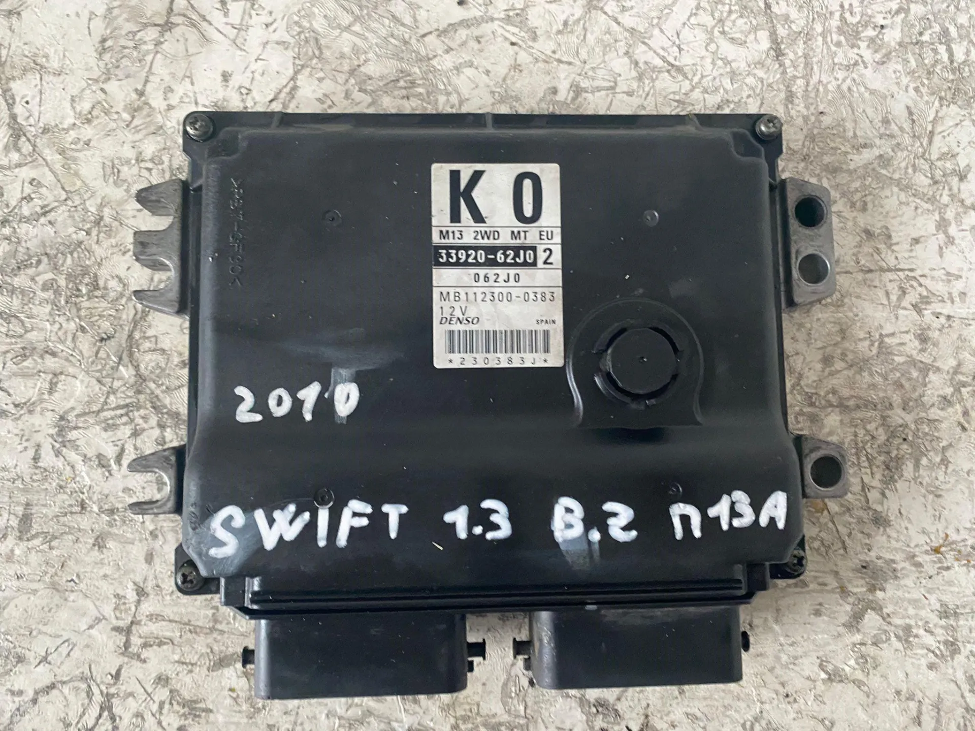 CENTRALINA MOTORE con codice 3392062J0 da SUZUKI Swift 4Â° Serie (04>10) 1300 Benzina con codice motore M13A/M13A (2010)