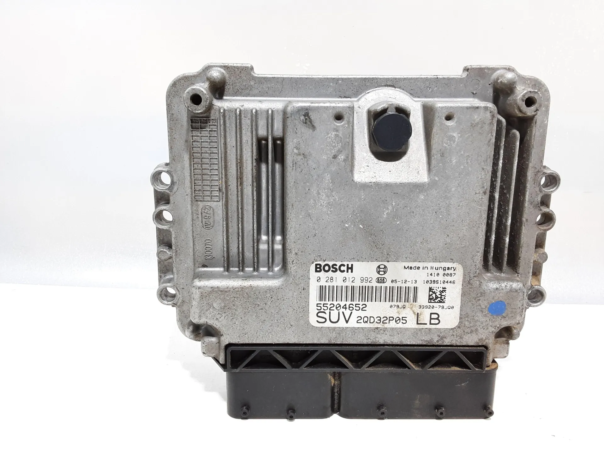 CENTRALINA MOTORE con codice 55204652 da SUZUKI SX4 1° Serie 1900 Diesel 88 kW / 120 CV con codice motore D19AA/D19AA (2006)