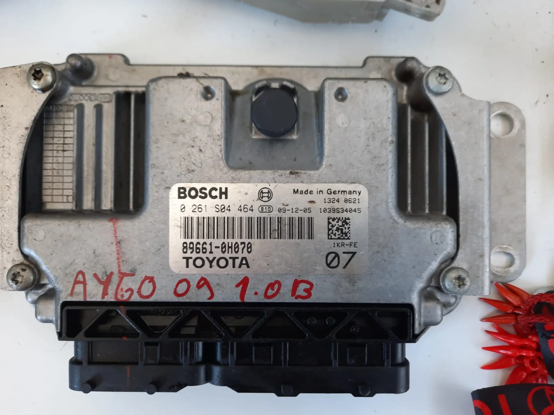 Centralina motore Toyota Aygo 1.0 B del 2009 CODICE RICAMBIO : 89661-0H070