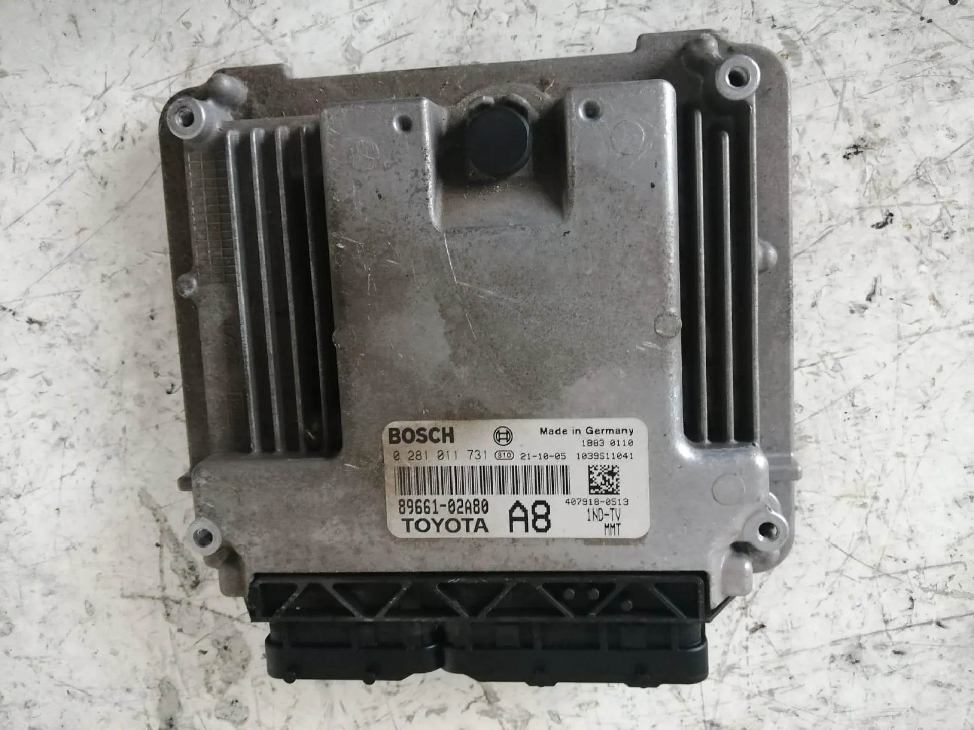 CENTRALINA MOTORE con codice 0281011731 da TOYOTA Corolla Berlina 4Â° Serie 1400 Diesel con codice motore 1ND/1ND (2007)