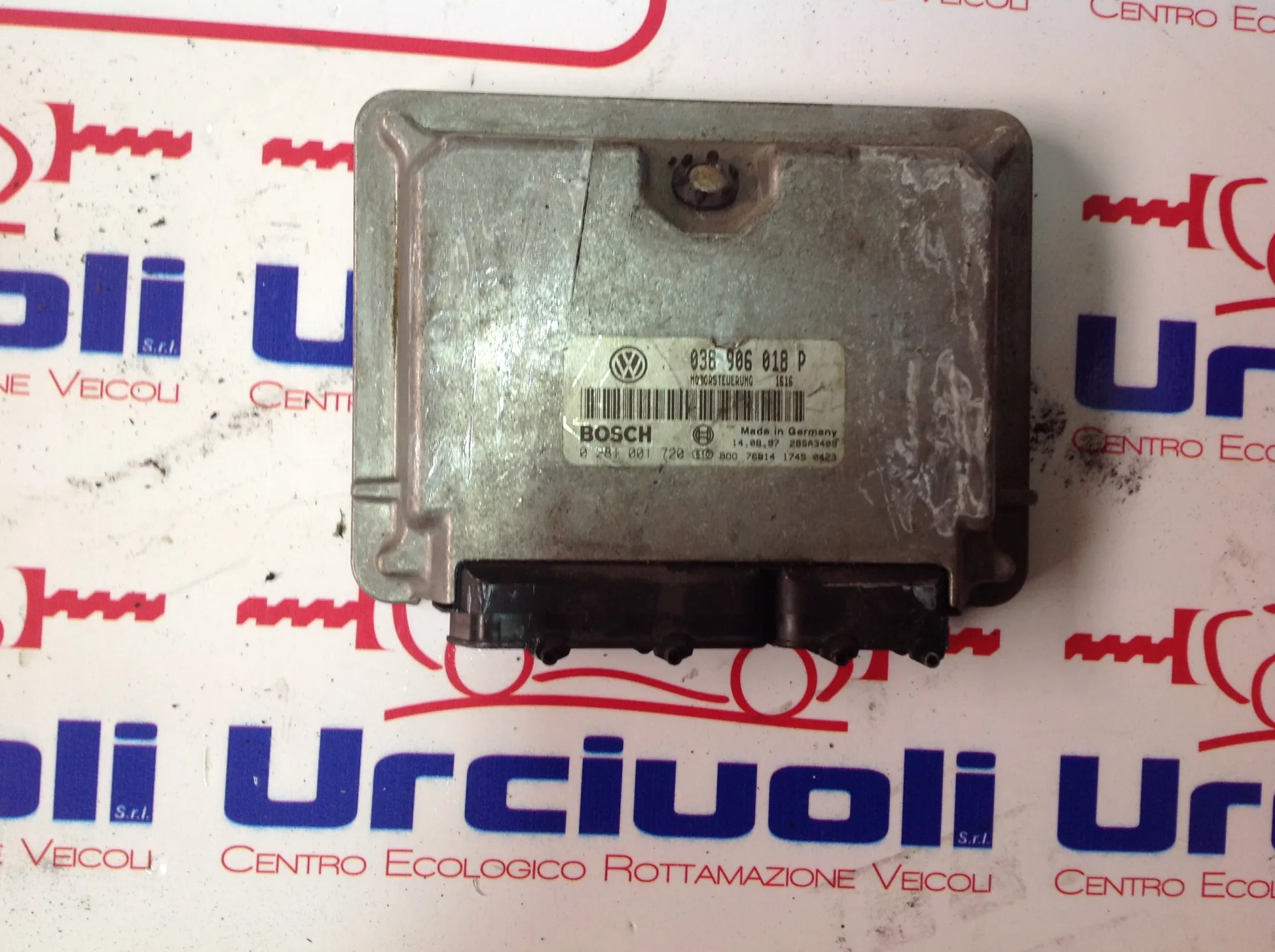 038906018P 0281001720 CENTRALINA MOTORE VOLKSWAGEN Passat Berlina 2Â° Serie 1900 Diesel (2000)
