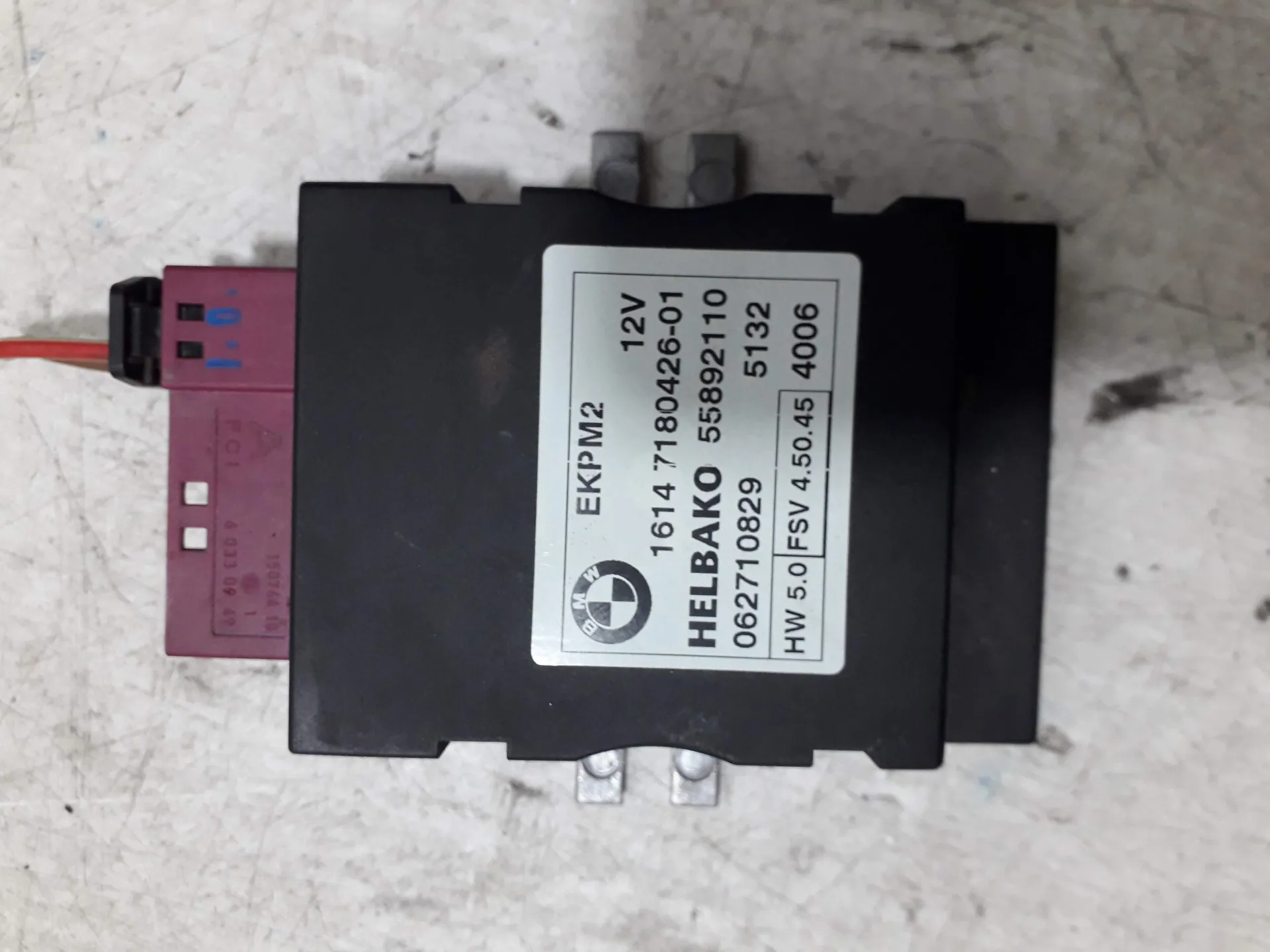 CENTRALINA POMPA CARBURANTE con codice 55892110 da BMW Serie 1 Serie (E87) (07>) 2000 Diesel (2006)