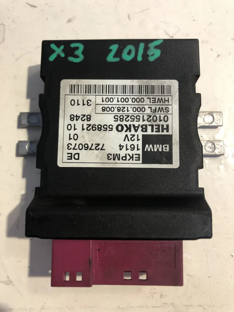 CENTRALINA POMPA CARBURANTE con codice 16147276073 / 55892110 / 0102155285 da BMW X3 2Â° Serie 2000 Diesel (2015)