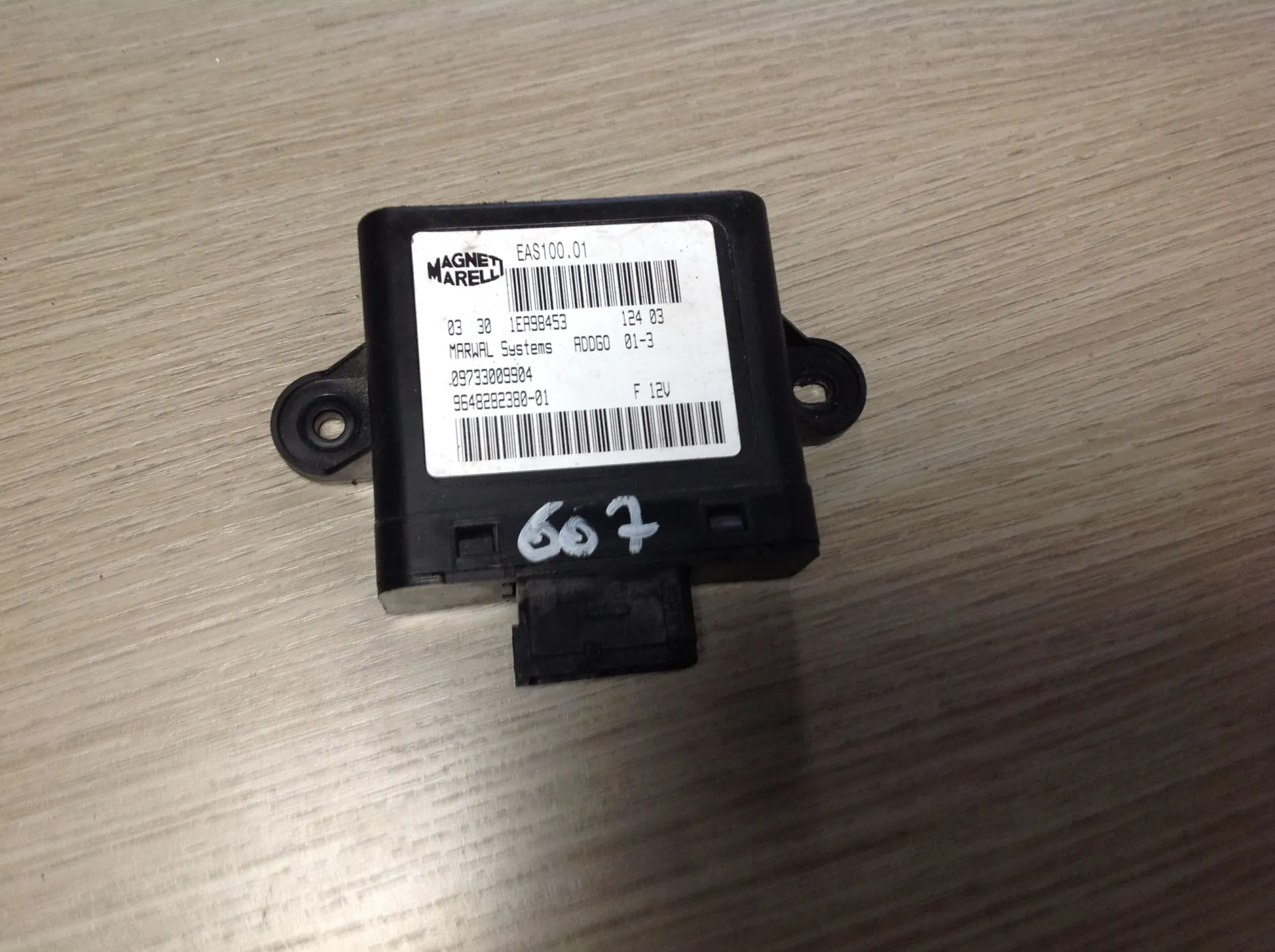 CENTRALINA POMPA CARBURANTE con codice 09733009904 9648282380-01 da LANCIA Phedra 1Â° Serie Benzina