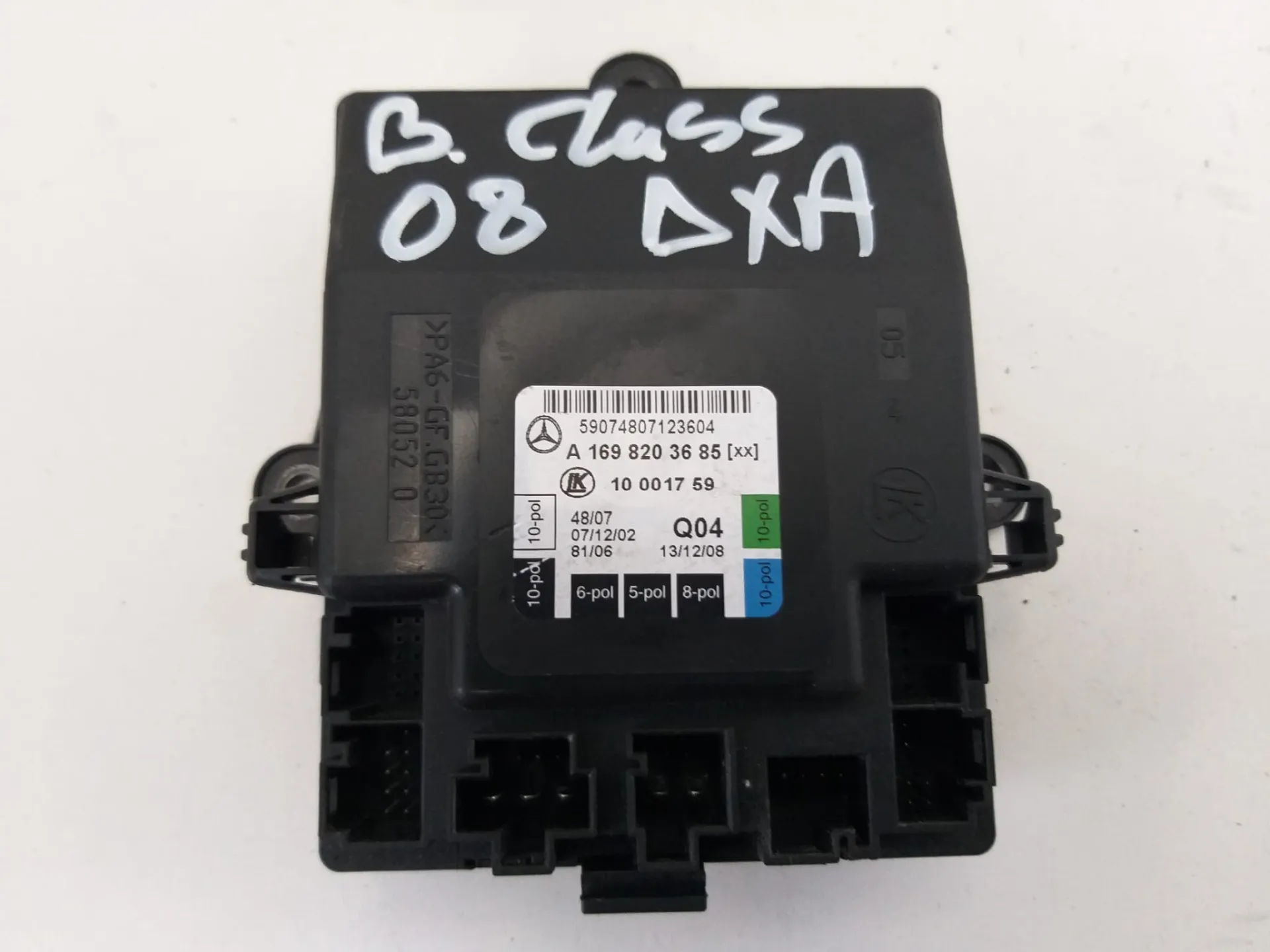 Centralina Porta anteriore destra Mercedes Classe B del 2008 1.7 Benzina CODICE RICAMBIO : A1698203685