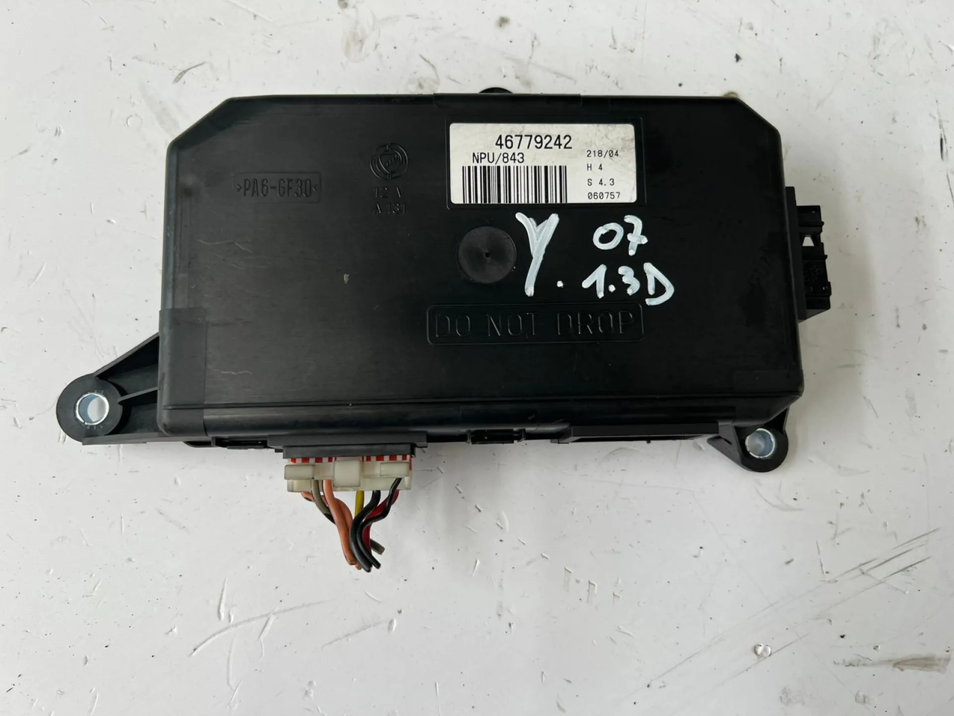Centralina porta anteriore sinistra Lancia Ypsilon 1.3 D del 2007 CODICE RICAMBIO : 46779242