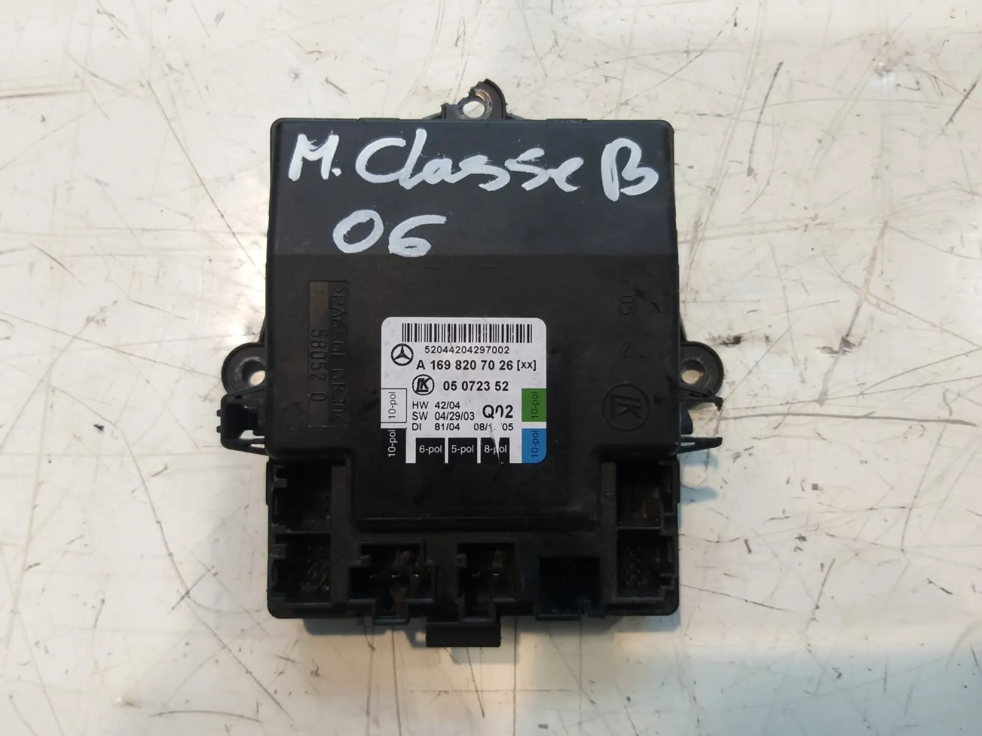 Centralina Porta destra Mercedes Classe B del 2006 CODICE RICAMBIO : A 169 820 70 26