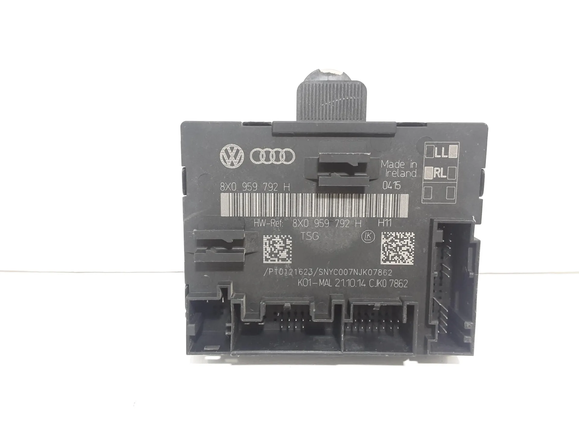 CENTRALINA PORTA DX PASSEGGERO con codice 8X0959792H da AUDI Q3 Serie (8UG) (14>) 2000 Diesel 103 kW / 140 CV con codice motore CFF/CFFB, CLJA (2015)