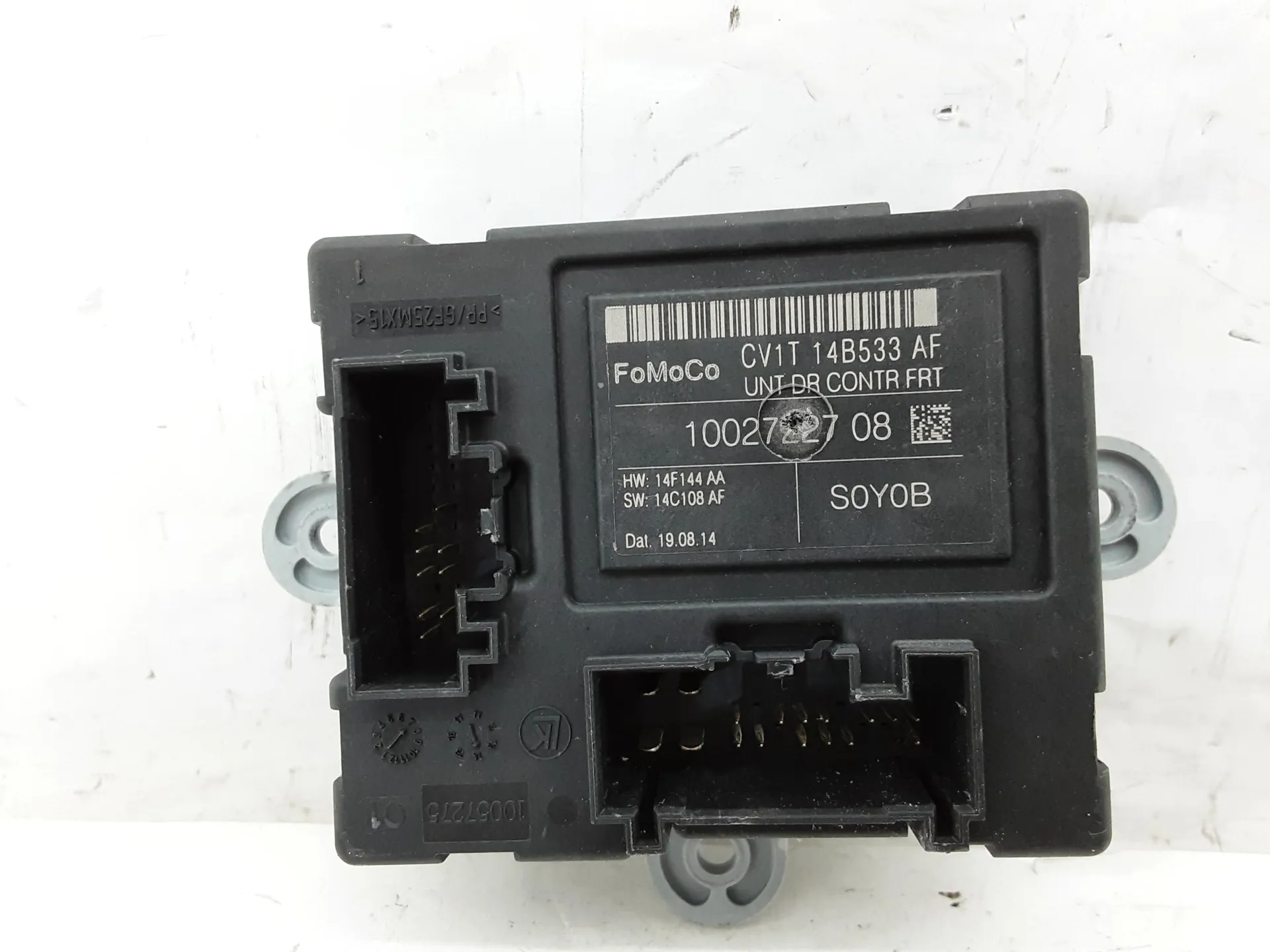 CENTRALINA PORTA DX PASSEGGERO con codice CV1T14B533 da FORD Fiesta 6° Serie 1200 Benzina 44 kW / 60 CV con codice motore STJB/STJA, STJB, STJC, STJD (2014)