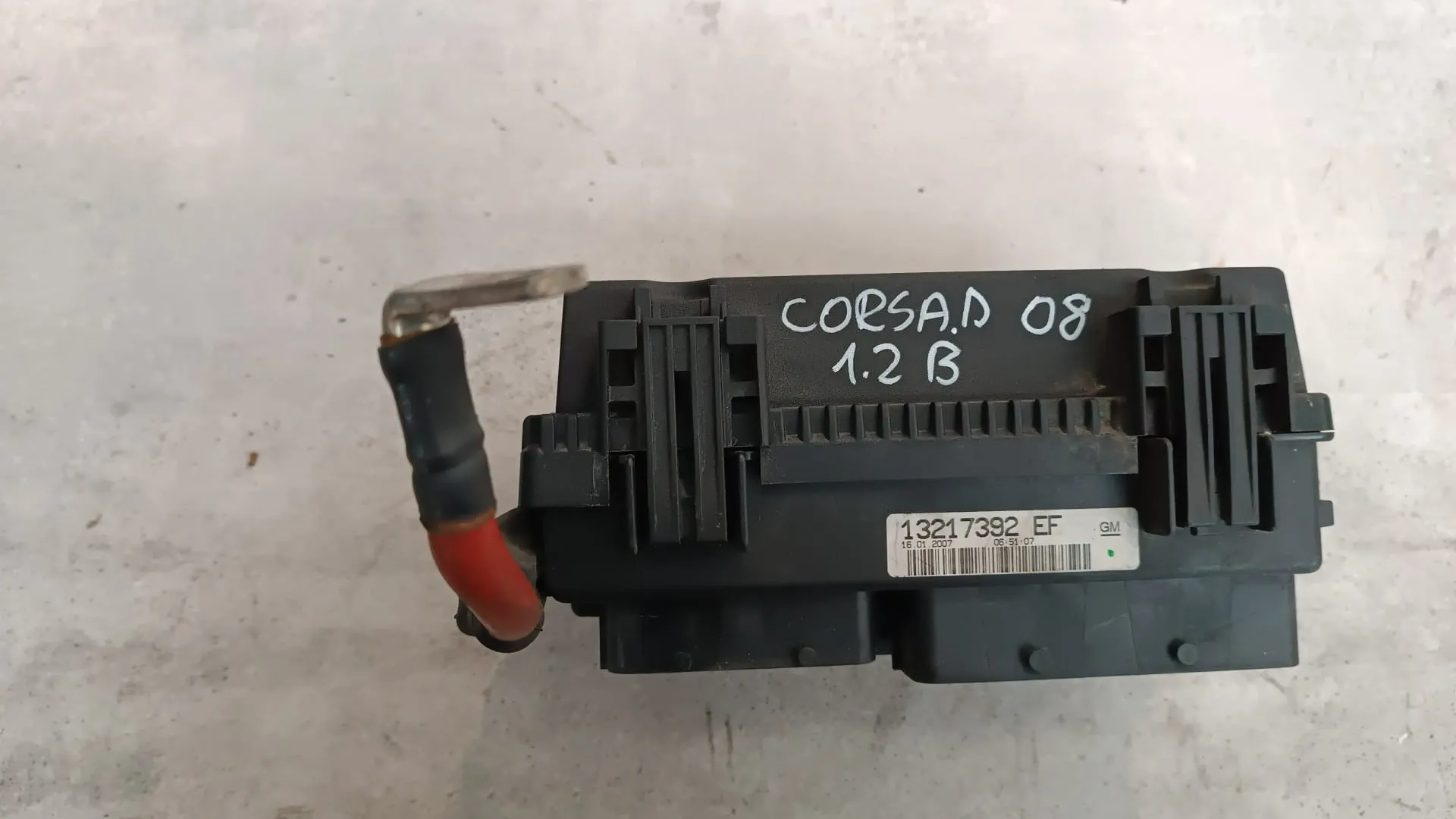 Centralina porta fusibili Opel Corsa D 1.2 B del 2008 CODICE RICAMBIO : 1321392EF