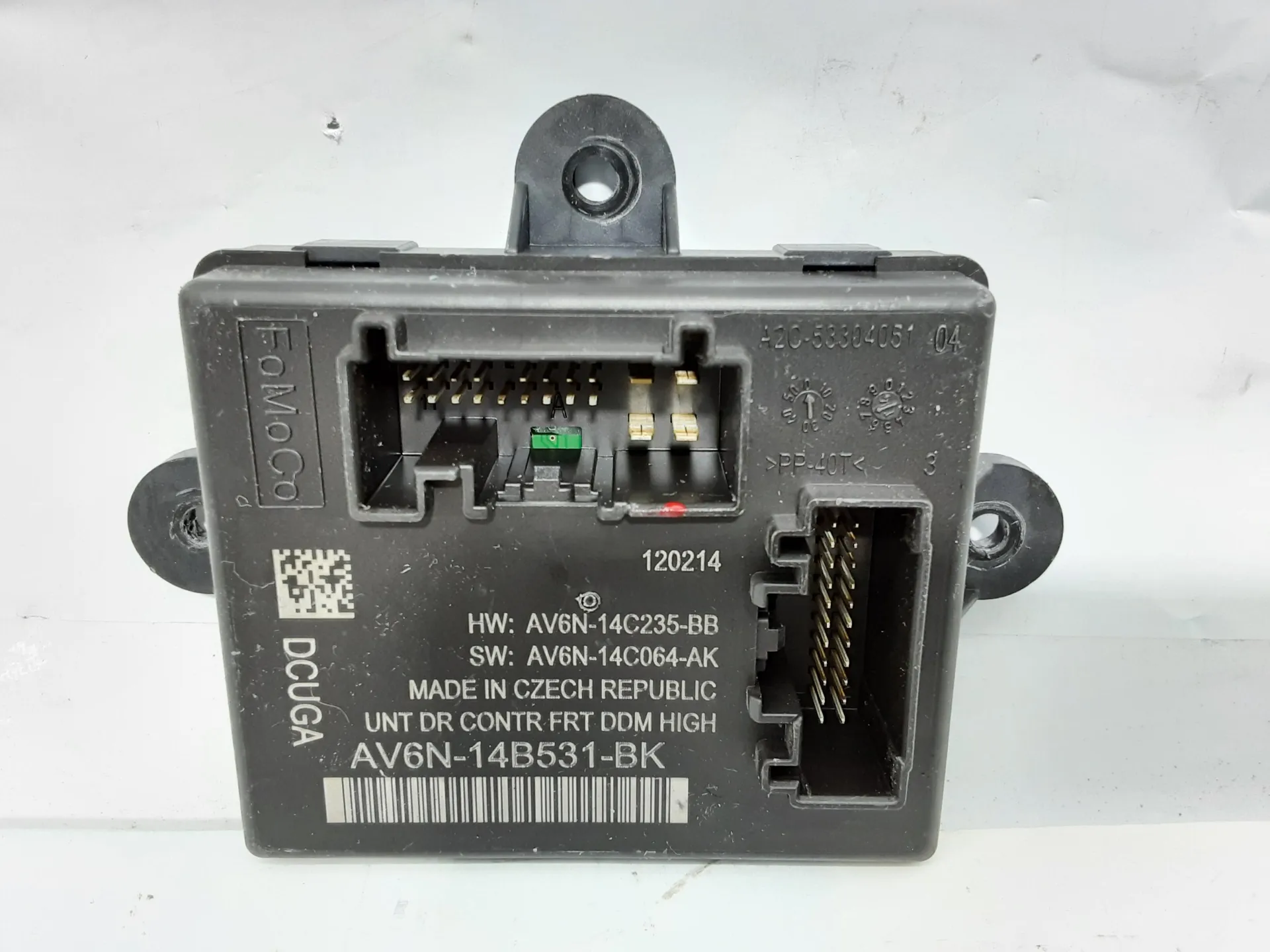 CENTRALINA PORTA SX GUIDA con codice AV6N14B531BK da FORD C - Max Serie (10>) 1600 Diesel 85 kW / 115 CV con codice motore T1DA/T1DA, T1DB (2014)