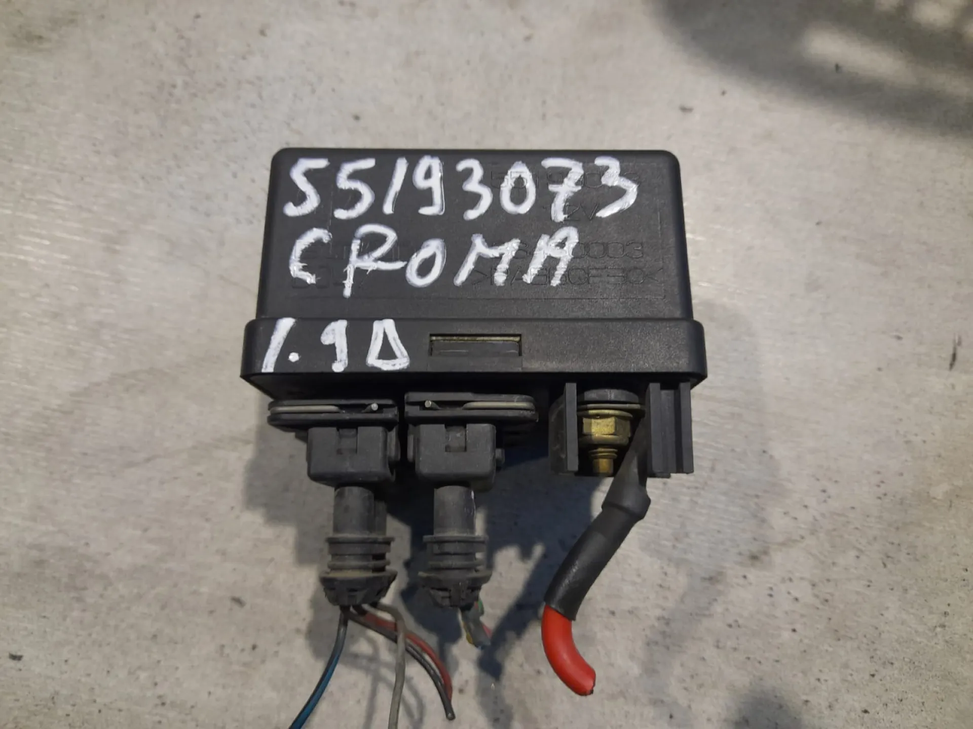 Centralina preriscaldamento Fiat Croma del 2007 1.9 Diesel CODICE RICAMBIO : 55193073