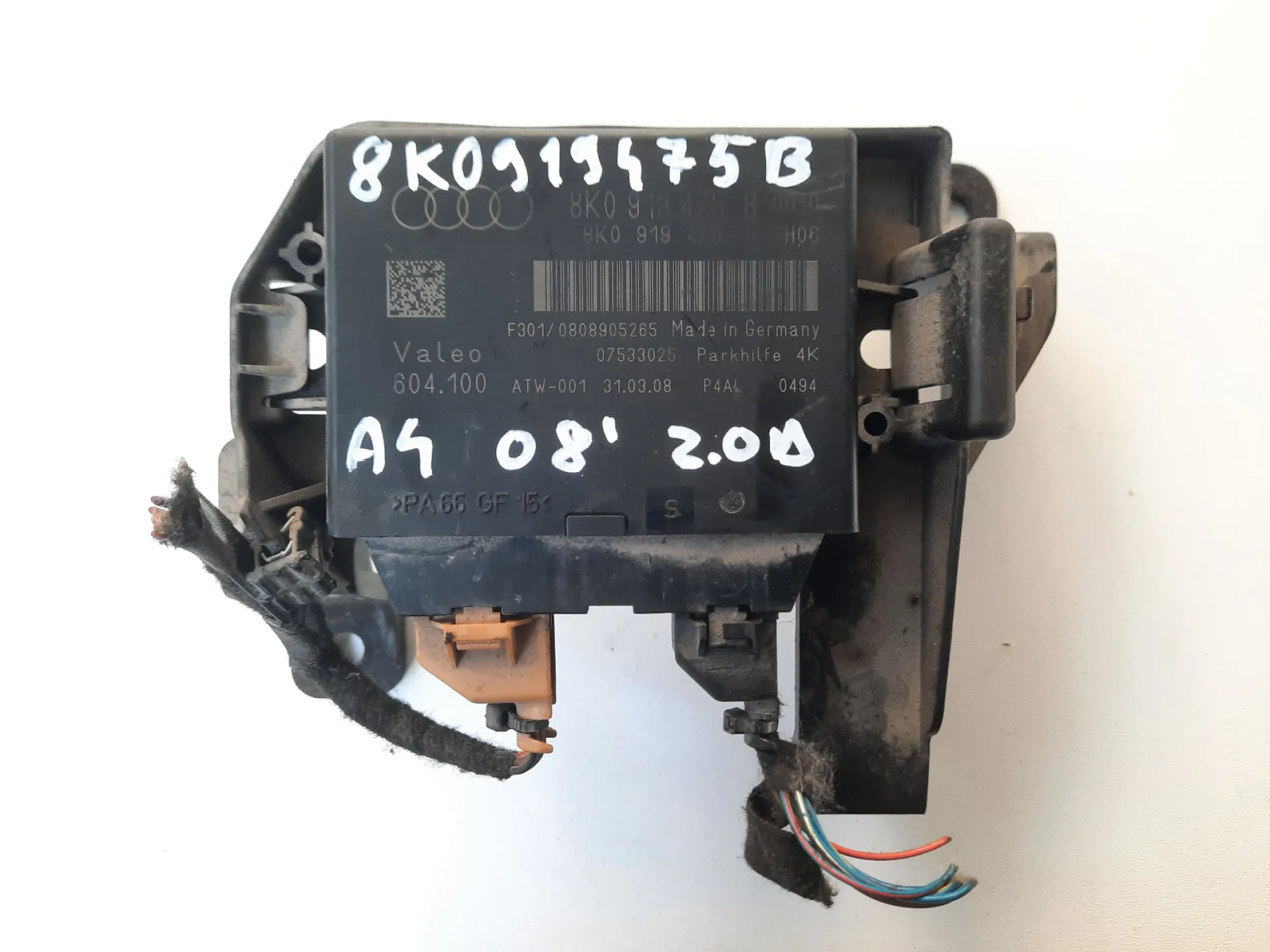 Centralina Sensore Parcheggio Audi A4 , 2.0 TDI 2010 CODICE RICAMBIO : 8K0919475B