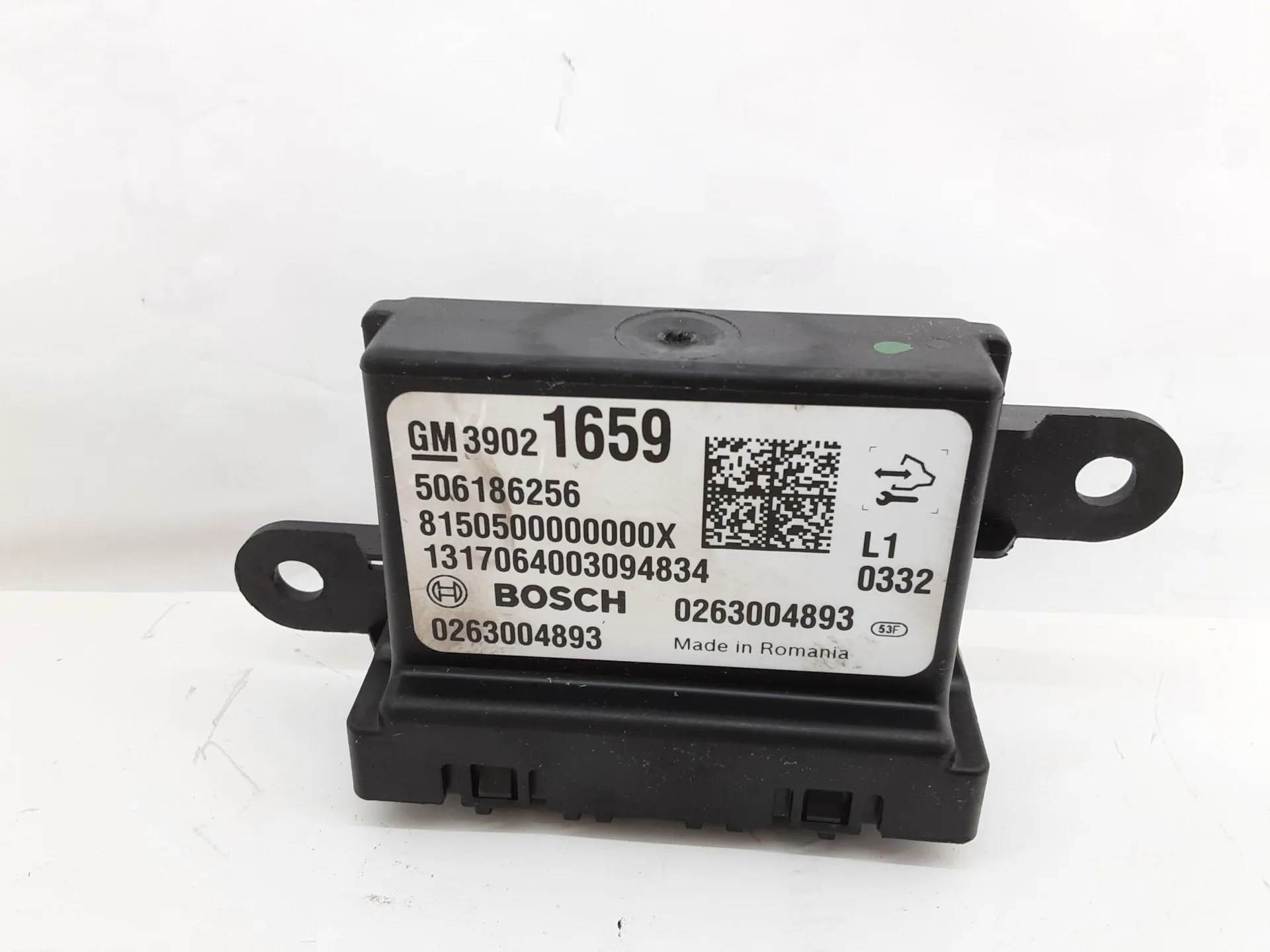 CENTRALINA SENSORI DI PARCHEGGIO con codice 39021659 da OPEL Corsa E 3° Serie 1400 Benzina 66 kW / 90 CV con codice motore B14XER OPT./B 14 XEL, D 14 XEL (2017)