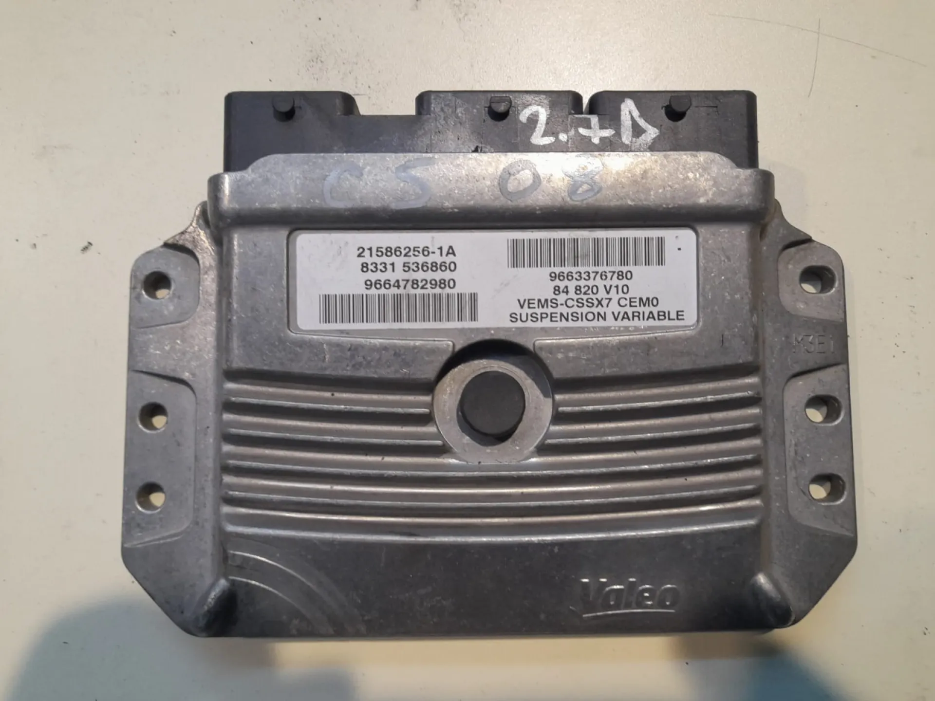 Centralina sospensione Citroen C5 2.7 D del 2008 CODICE RICAMBIO : 9663373780
