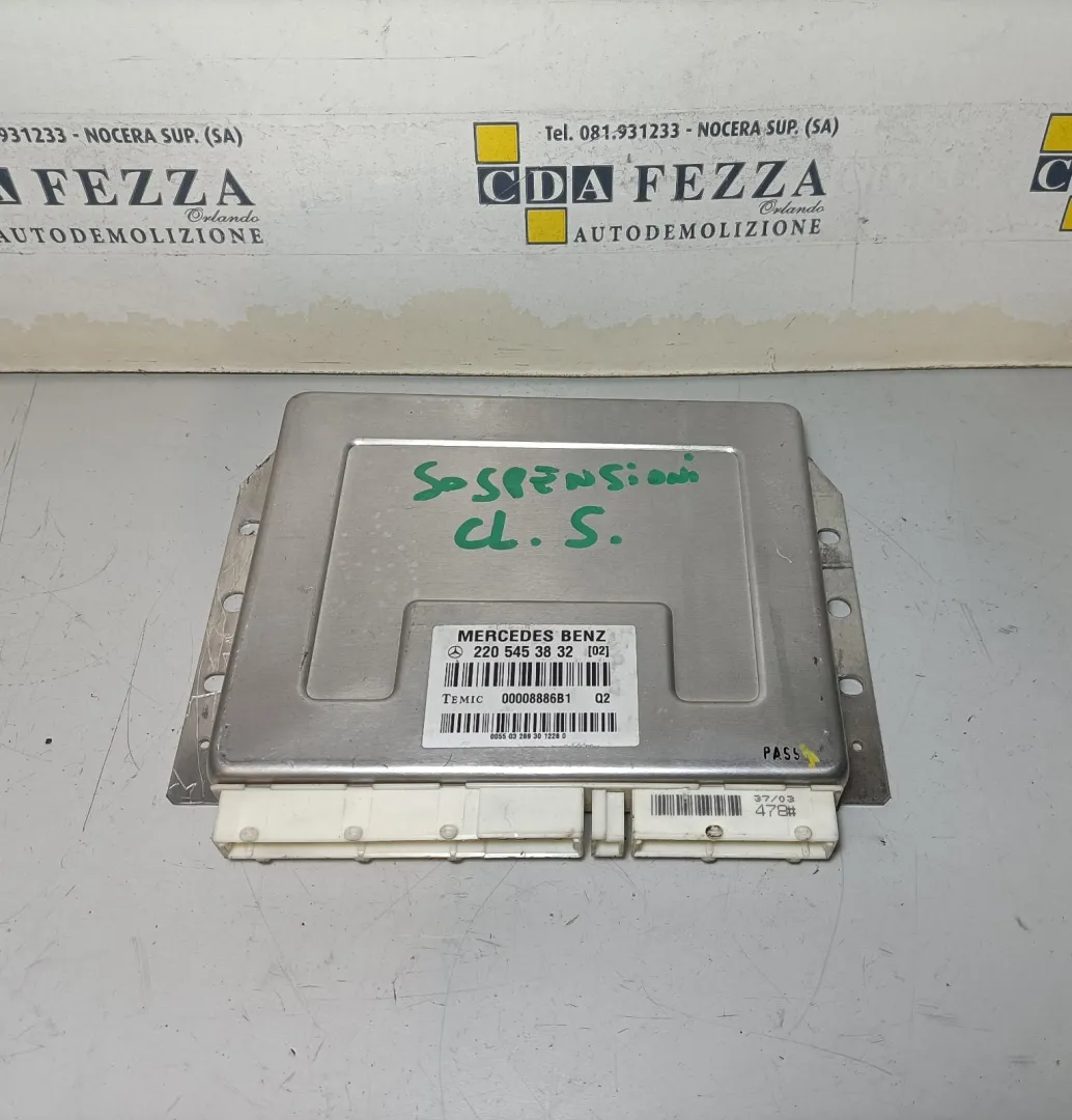CENTRALINA SOSPENSIONE/I con codice 2205453832 da MERCEDES Classe S W220 4Â° Serie Benzina (2003)