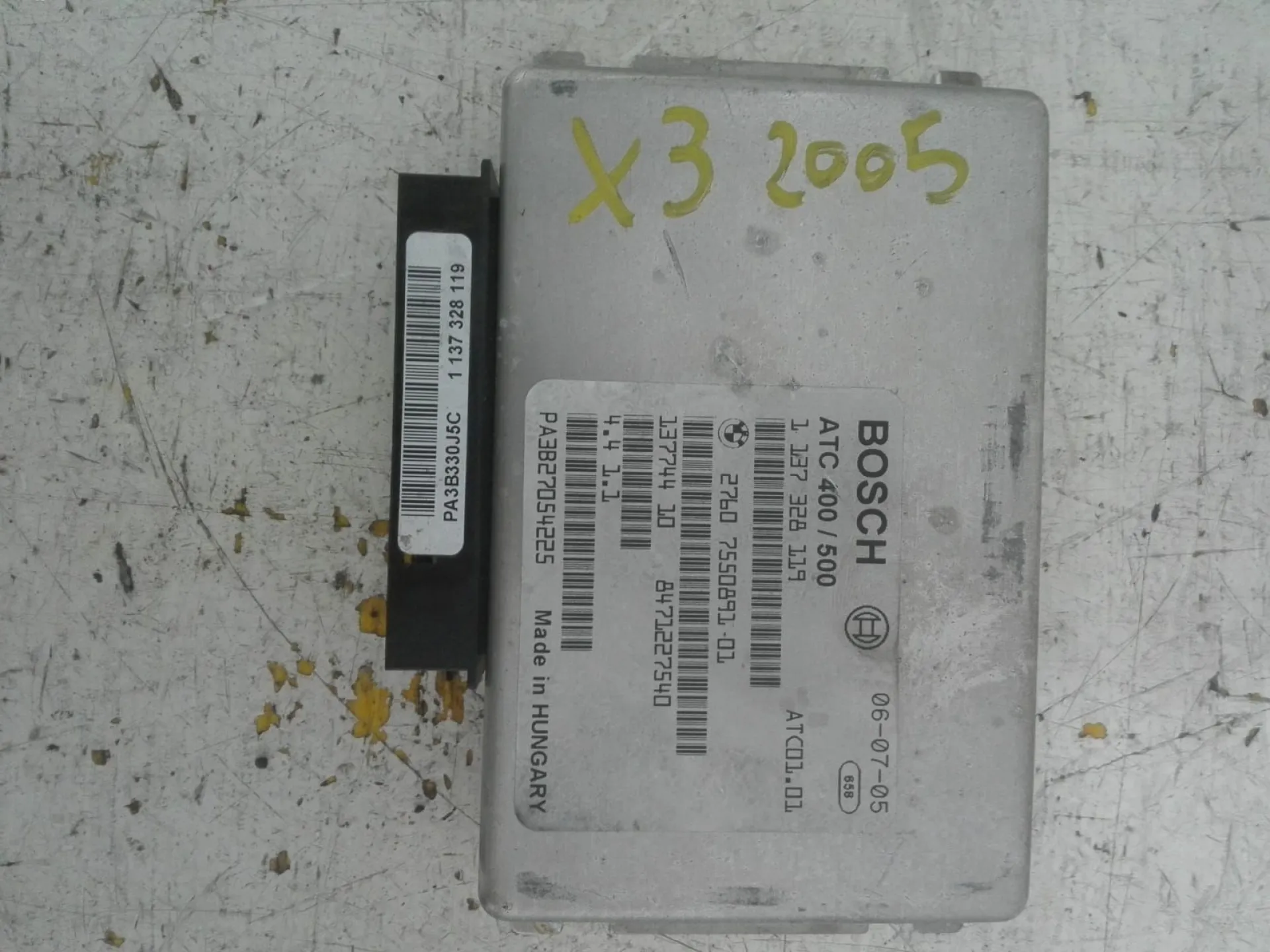 1137328119 / 8471227540 /PA3B330J5C /2760775089101 CENTRALINA TRASMISSIONE BMW X3 1Â° Serie 2000 Diesel (2005)