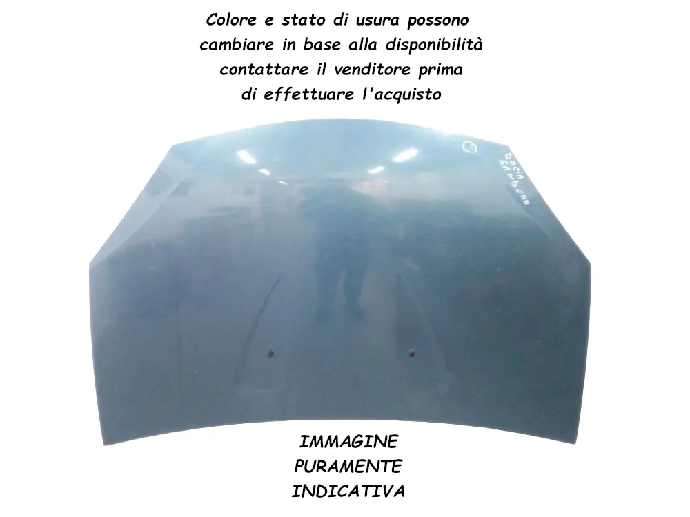 COFANO ANTERIORE con codice 6001551793 da DACIA Sandero 1° Serie 1400 Benzina 55 con codice motore K7JA7/K7JA7 (2009)