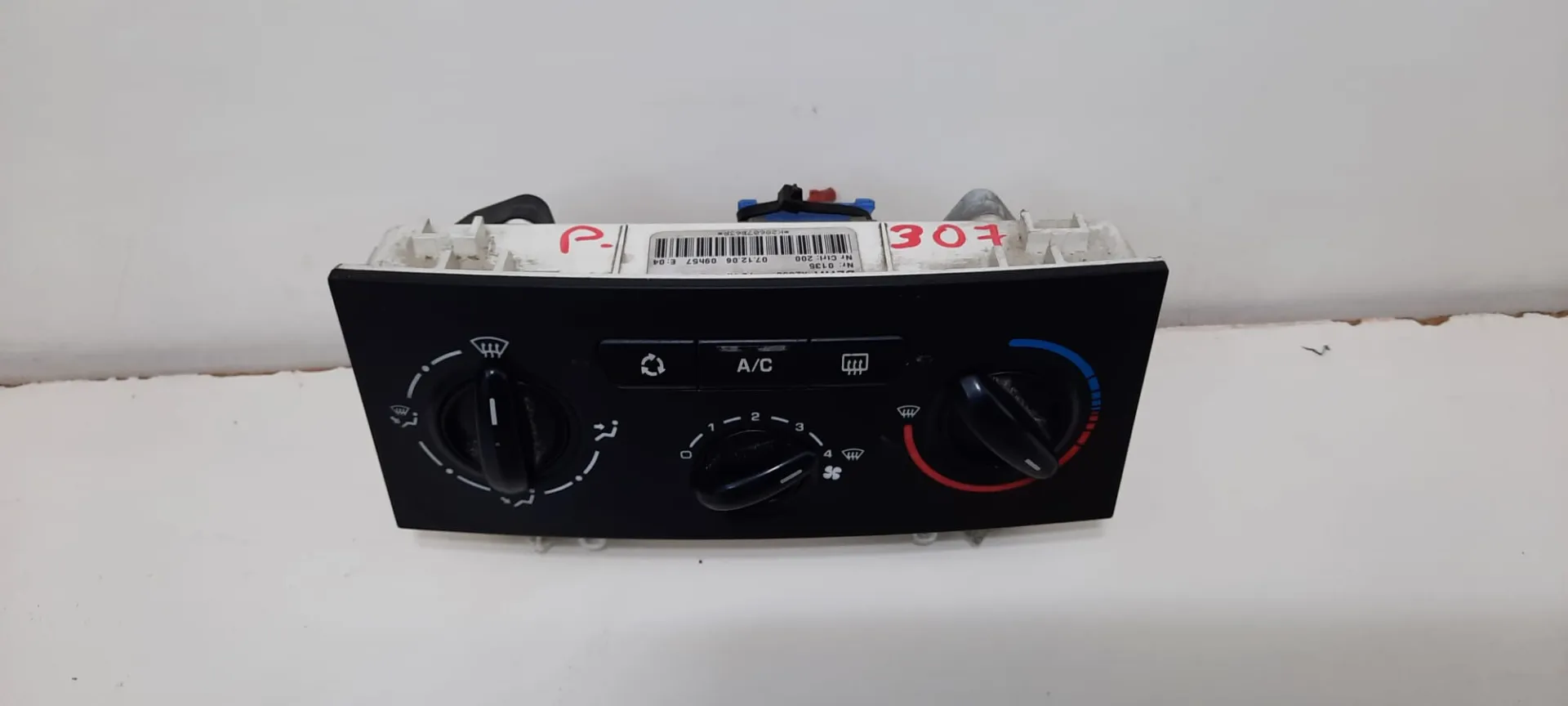 Comandi clima Peugeot 307 del 2007 1.6 Diesel