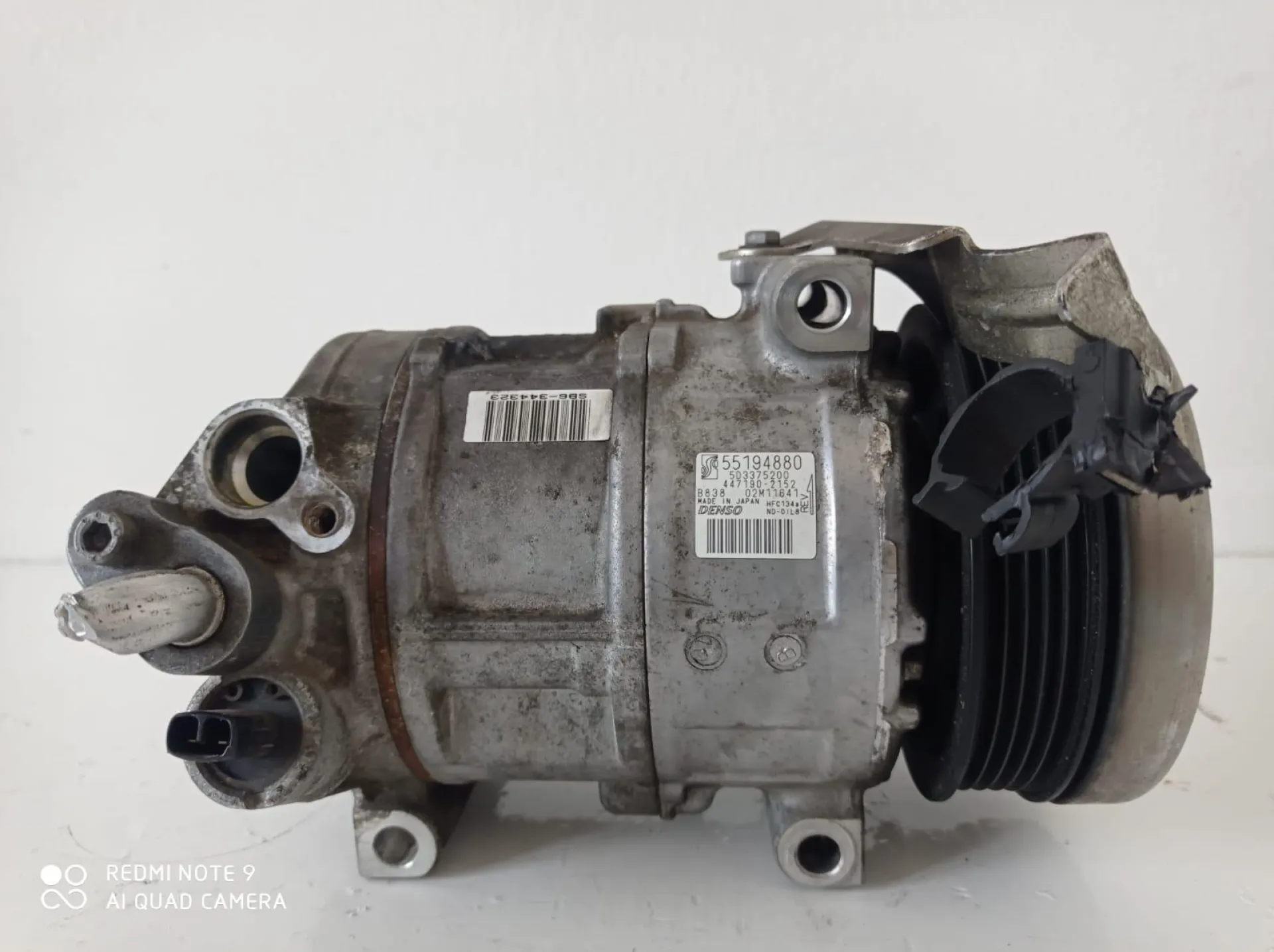 COMPRESSORE A/C con codice 55194880 da ALFA ROMEO Mito Serie (955_) (08>) 1400 Benzina (2012)