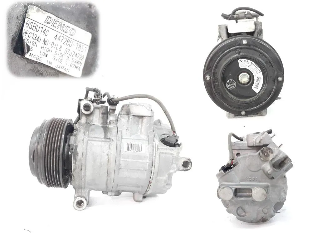 COMPRESSORE A/C con codice 4472601851 / 6SBU14C da BMW Serie 1 Serie (E87) (04>07) con codice motore N47D20A (2008)