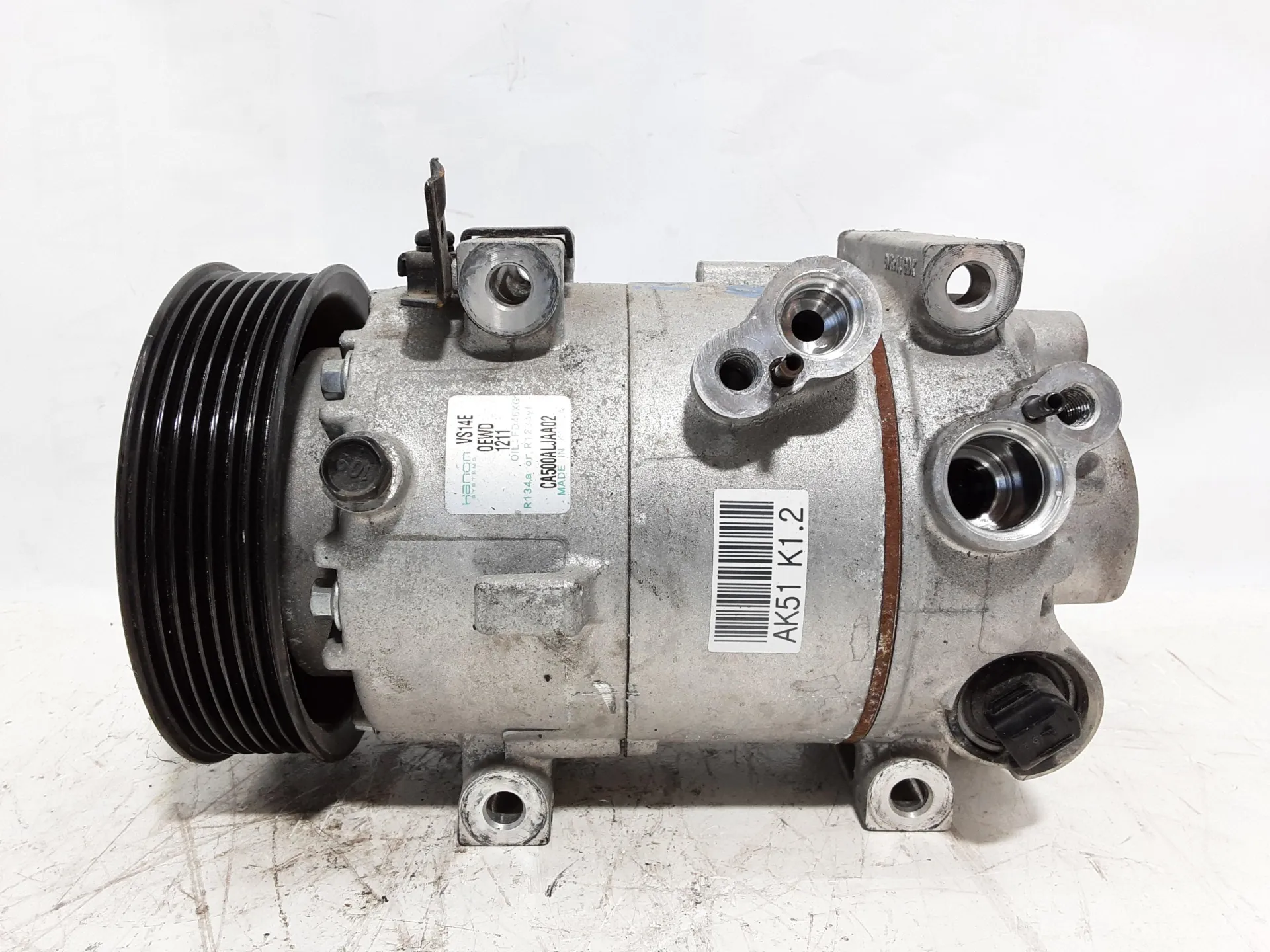 COMPRESSORE A/C con codice CA500ALJAA02 da HYUNDAI i20 1° Serie 1200 Benzina 55 kW / 75 CV (2019)
