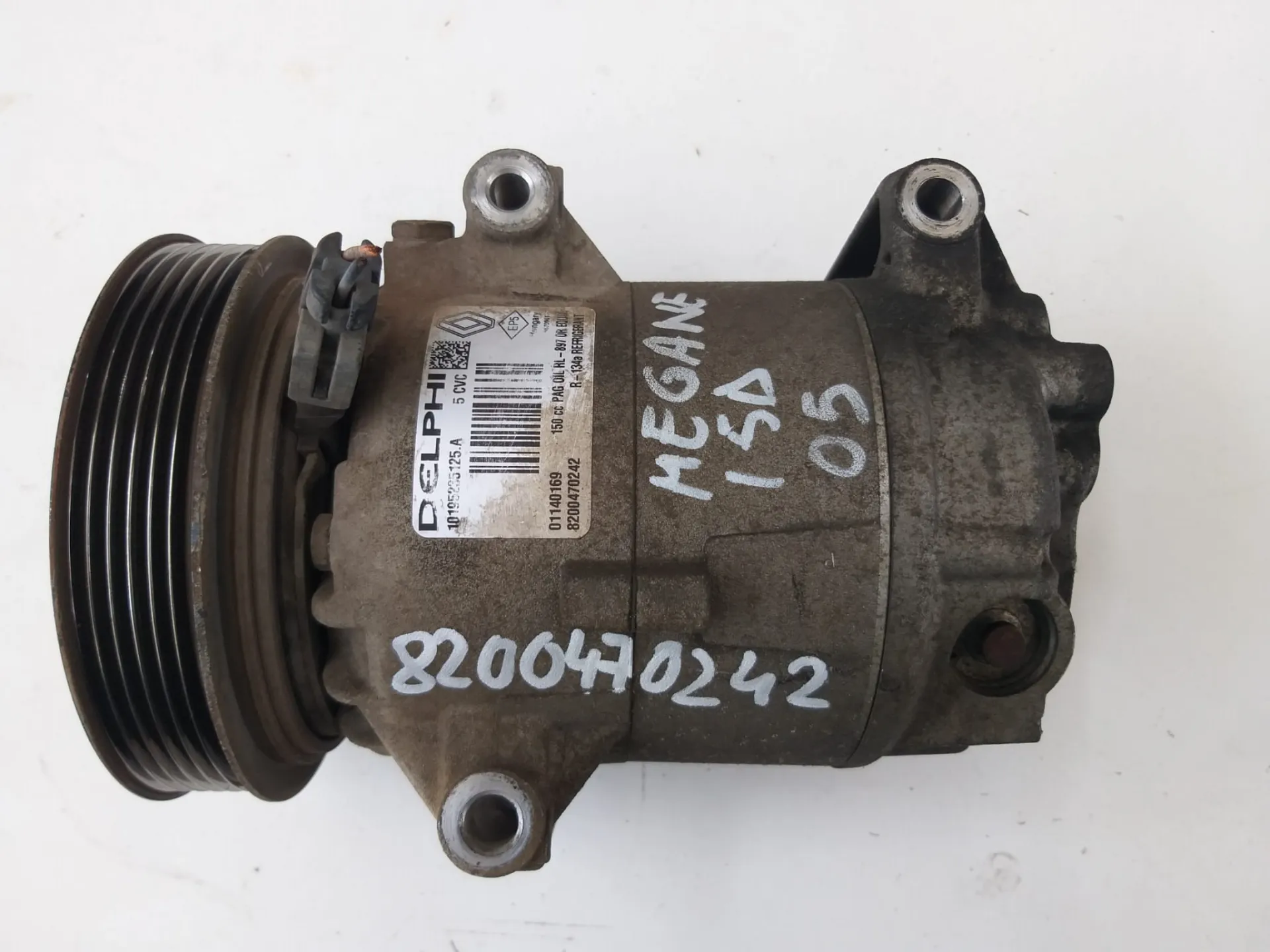 Compressore A/C Renault Megane 1.5 D del 2005 CODICE RICAMBIO : 8200470242