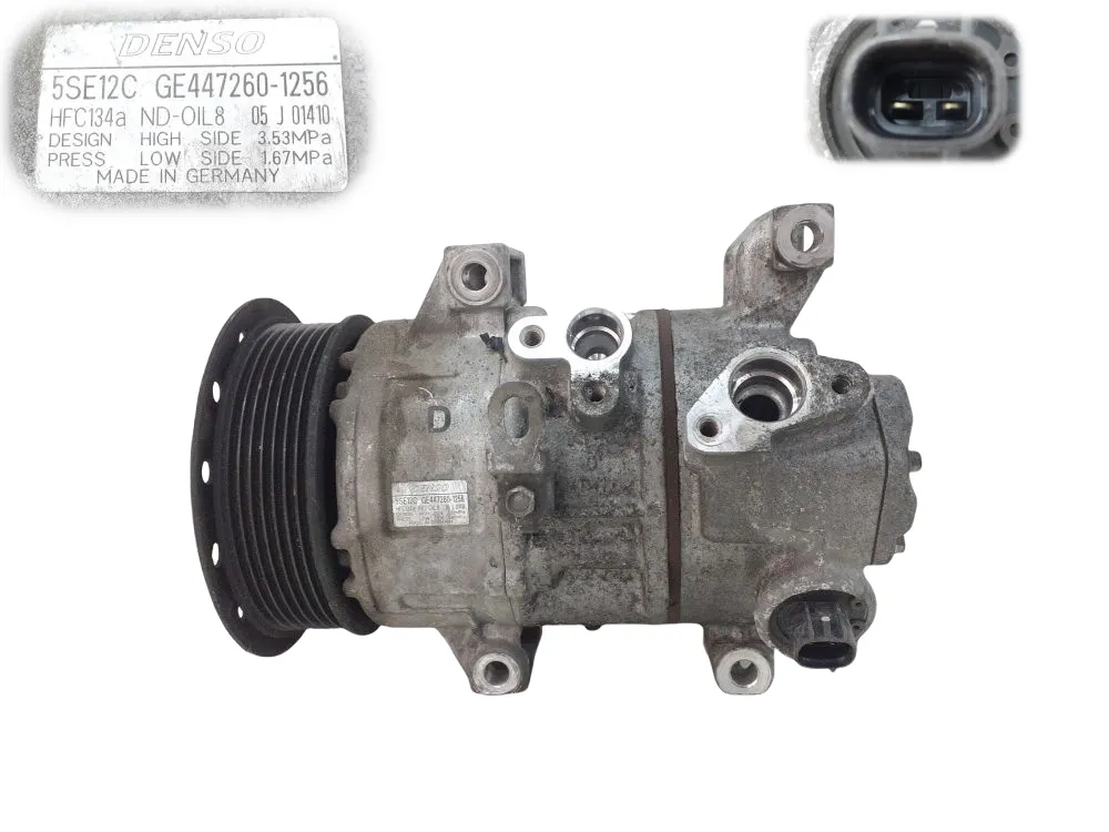 COMPRESSORE A/C con codice 4472601256 da TOYOTA Auris Serie (E150) (07>12) con codice motore 1ADFTV (2007)