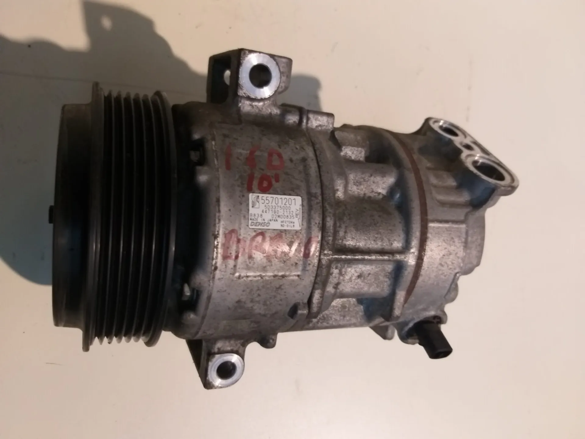 Compressore clima Fiat Bravo 1.6 D del 2010 CODICE RICAMBIO : 55701201