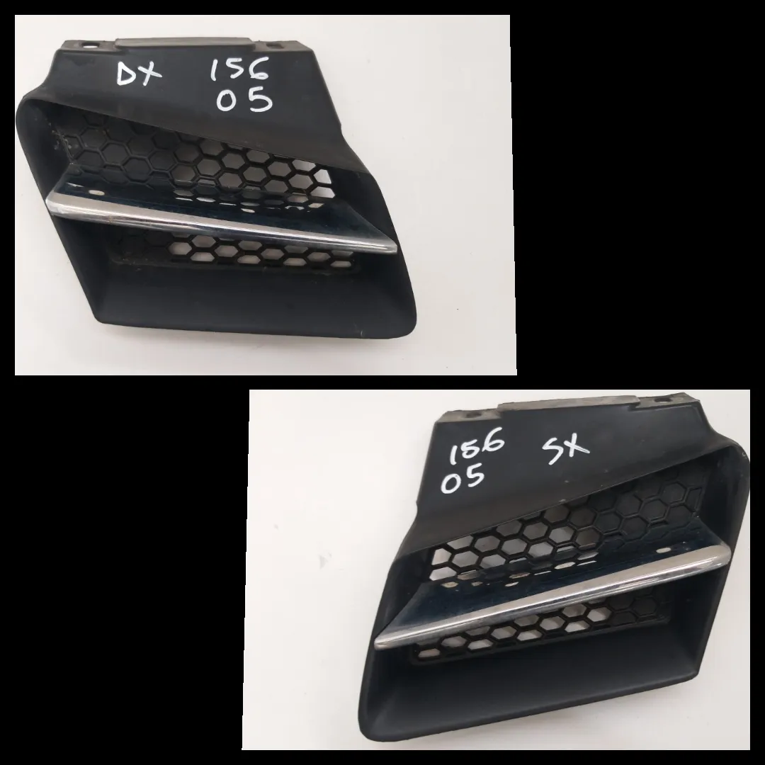 Coppia mascherina anteriore Destra / Sinistra Alfa 156 del 2005