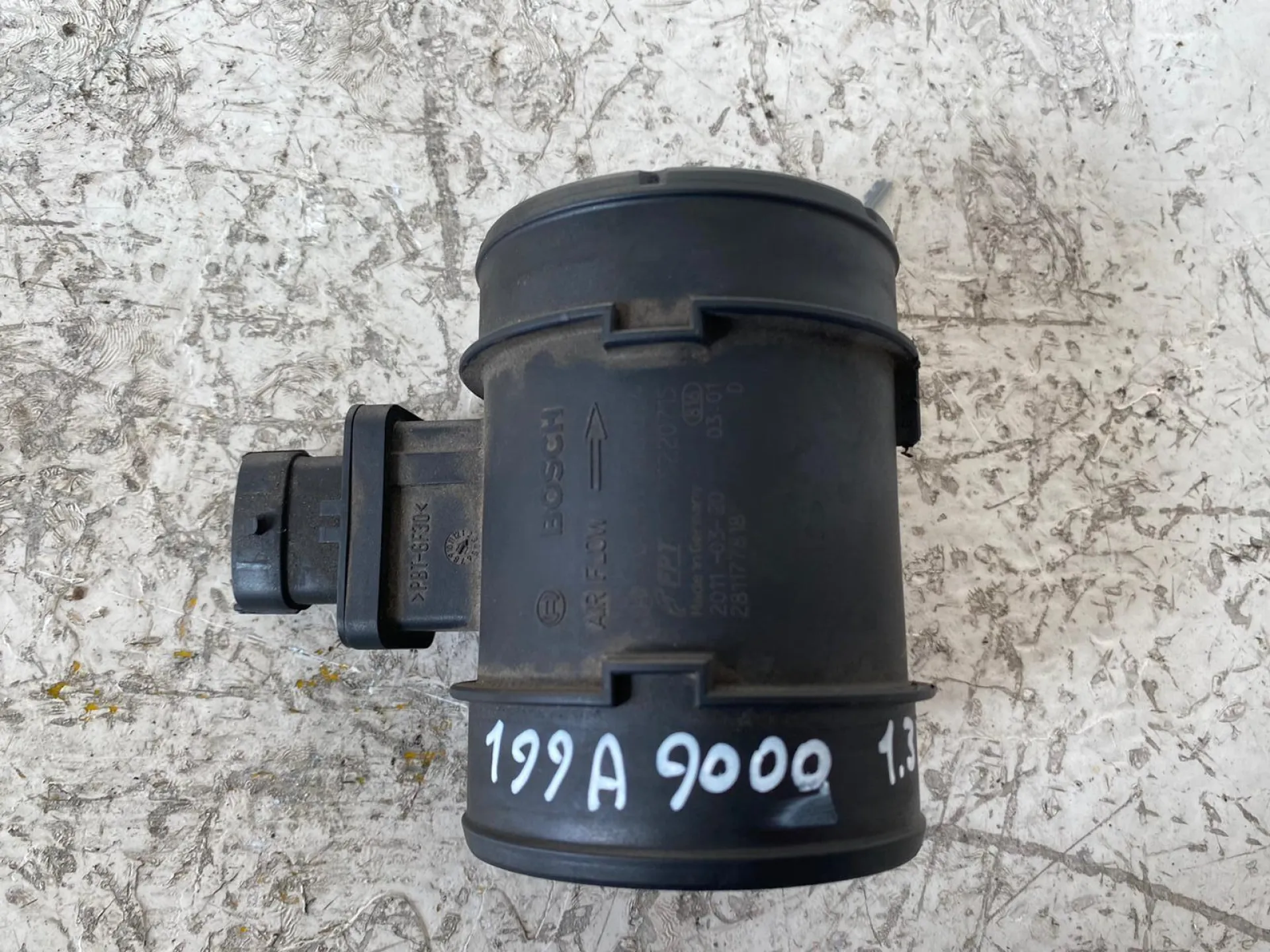 DEBIMETRO con codice 0281006054 da FIAT Panda 3Â° Serie 1300 Diesel con codice motore 199A9000/199A9000 (2016)