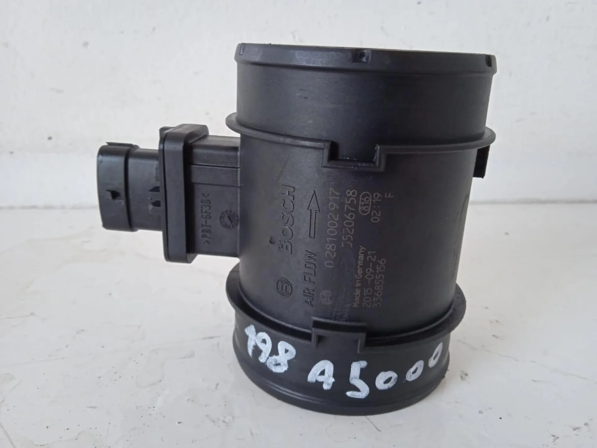 DEBIMETRO con codice 0281002917 da LANCIA Delta 3Â° Serie 2000 Diesel con codice motore 198A5000/198A5000 (2010)