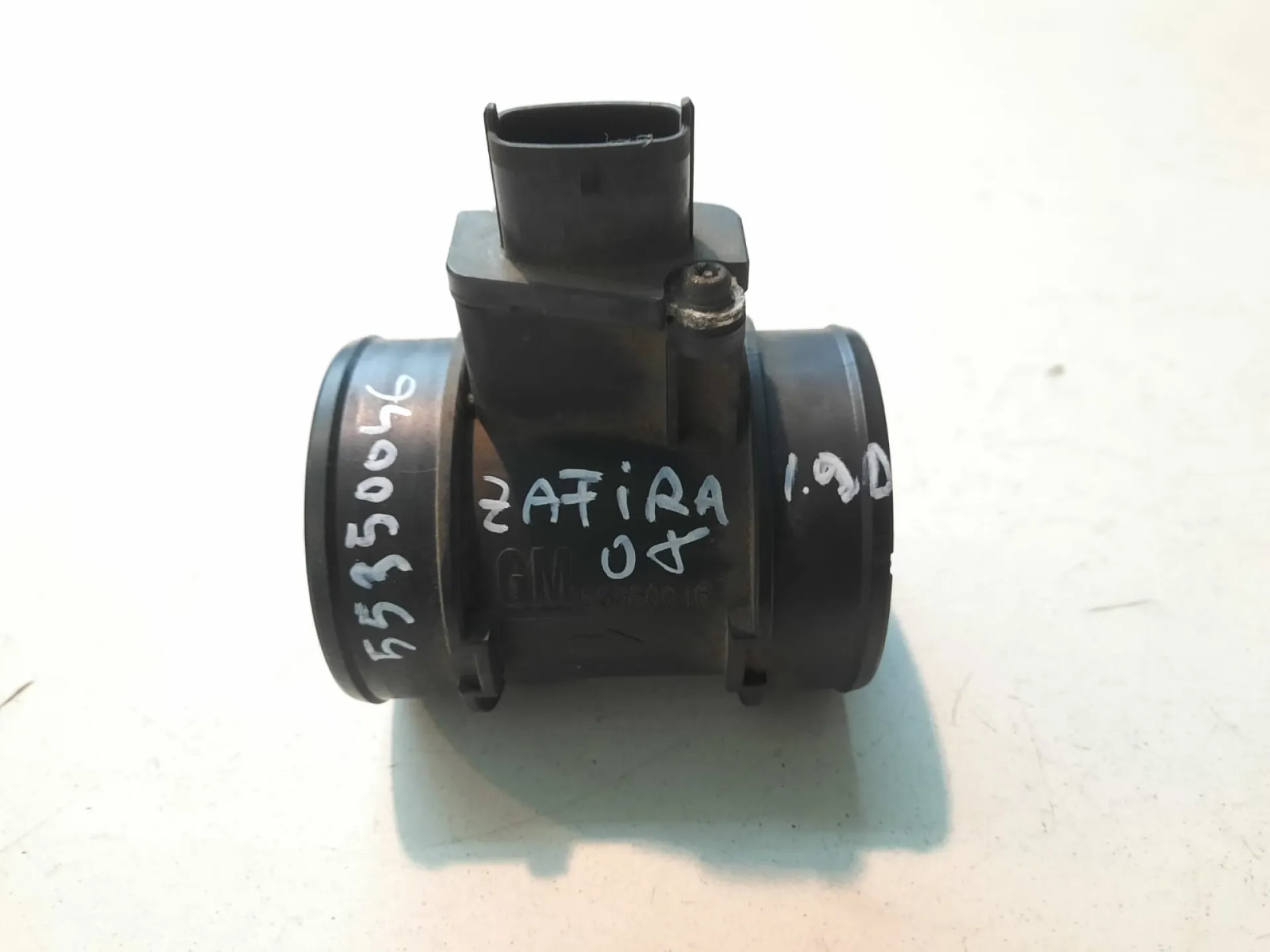 Debimetro Opel Zafira 1.9 D del 2008 CODICE RICAMBIO : 55350046