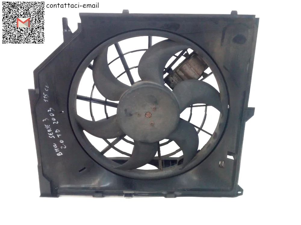 ELETTROVENTOLA con codice 0919514 da BMW Serie 3 E46 Berlina (01>05) 2000 Diesel 85 con codice motore 204D4/204D4 (2003)
