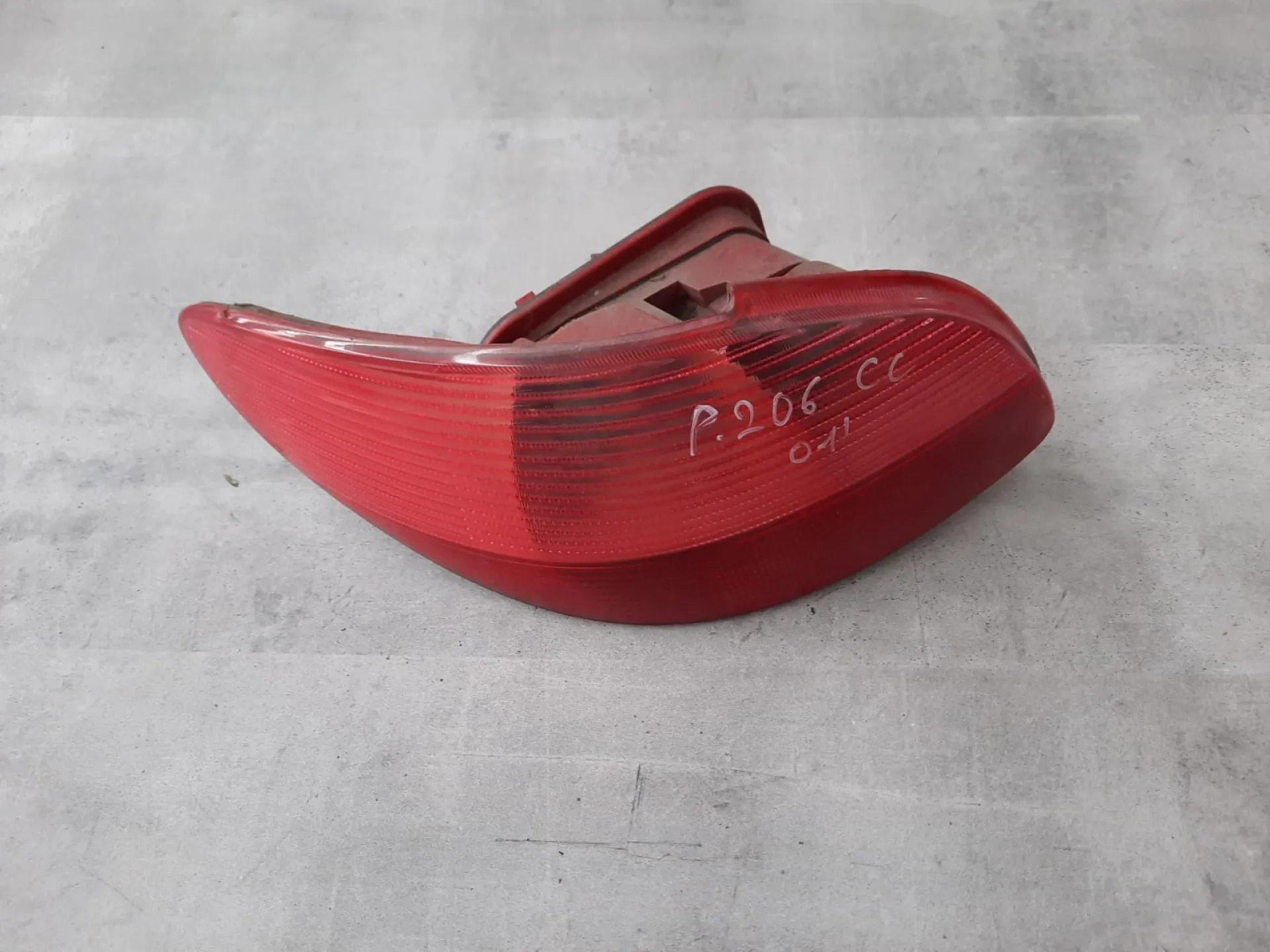 Fanale posteriore sinistro Peugeot 206cc del 2000 1.6 Benzina