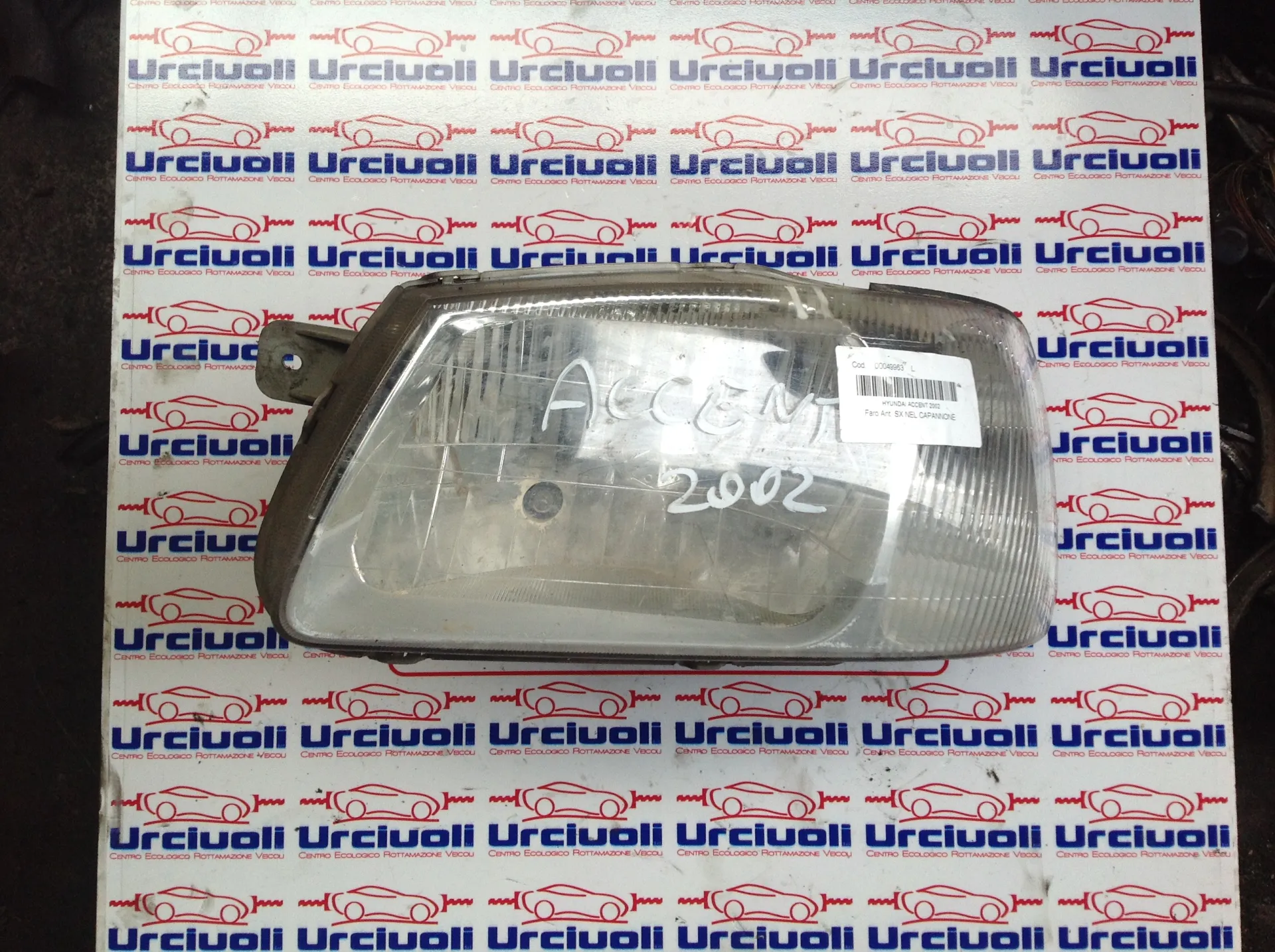 FARO ANTERIORE SINISTRO GUIDA HYUNDAI Accent 3Â° Serie Benzina (2002)