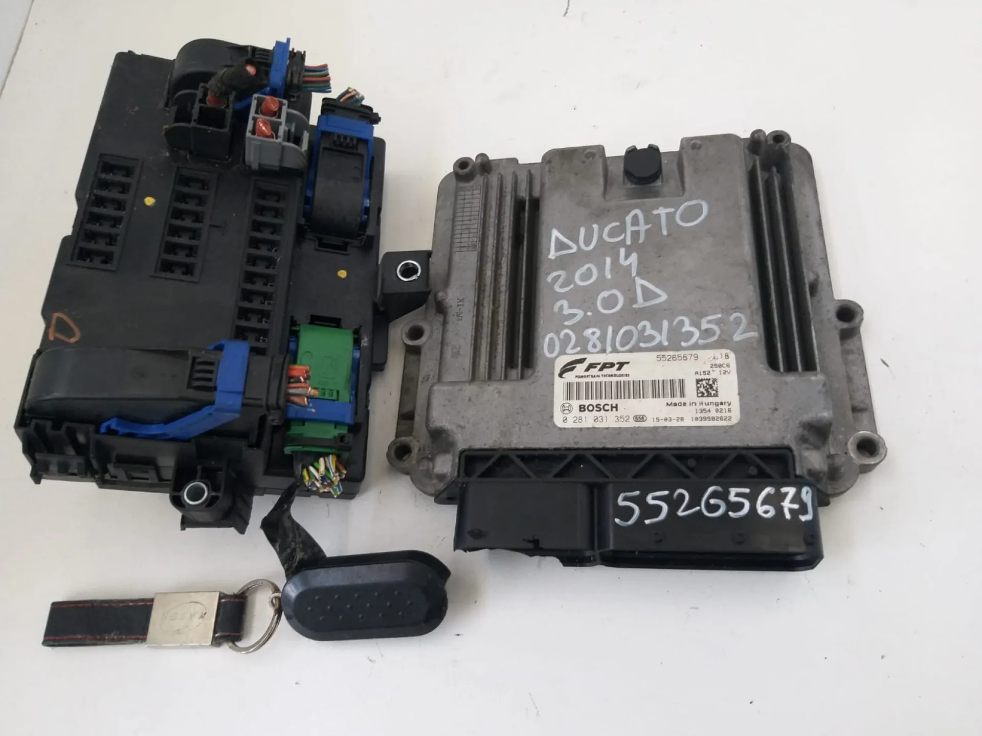 Kit centralina Fiat Ducato del 2014 CODICE RICAMBIO : 55265679
